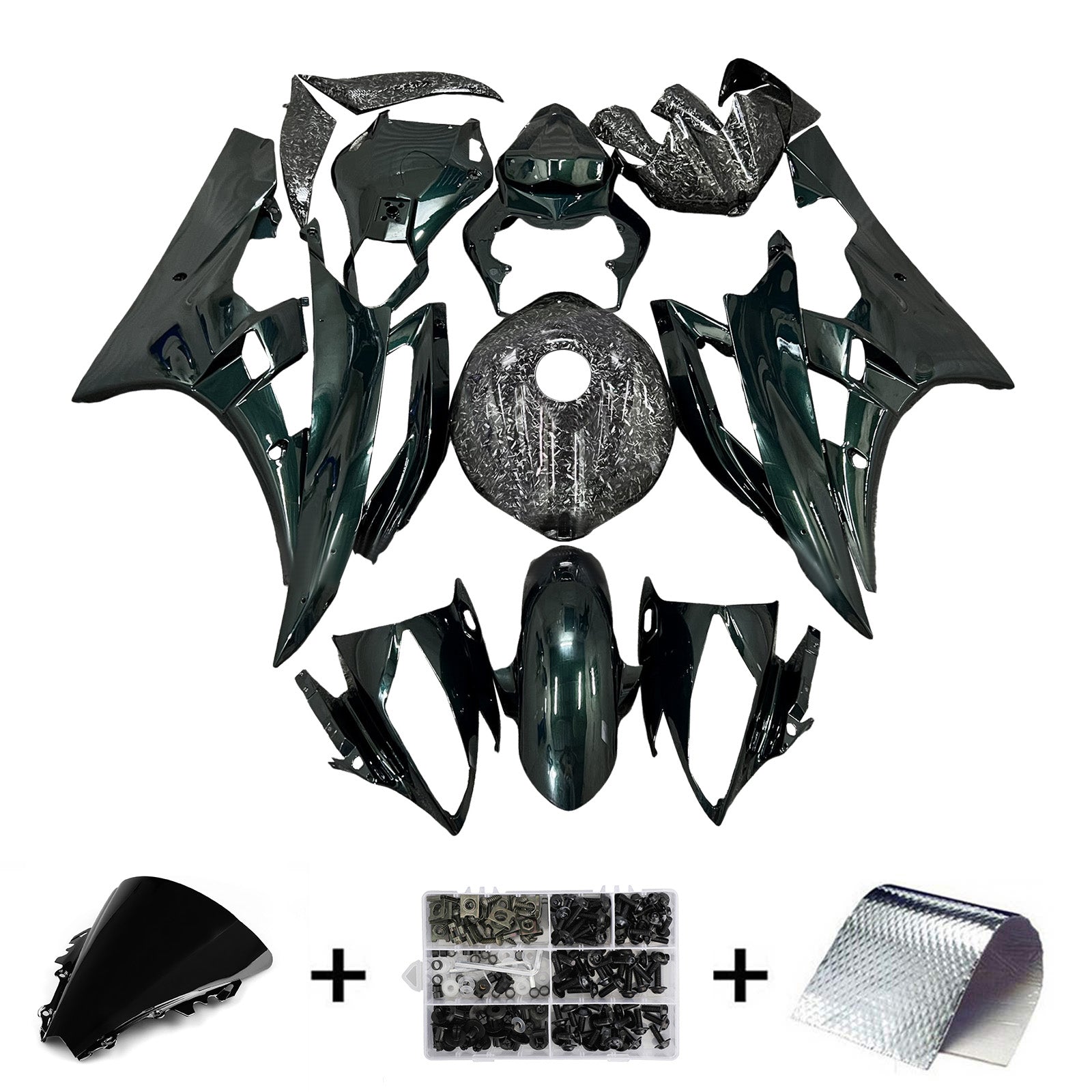 Injection Fairing Kit Bodywork Plastic ABS For Yamaha YZFR6 YZF-R6 2006-2007