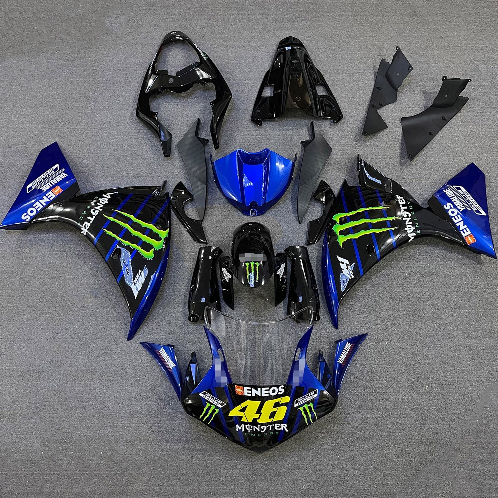 2012-2014 Yamaha YZF-R1 Injection Fairing Kit Bodywork Plastic ABS