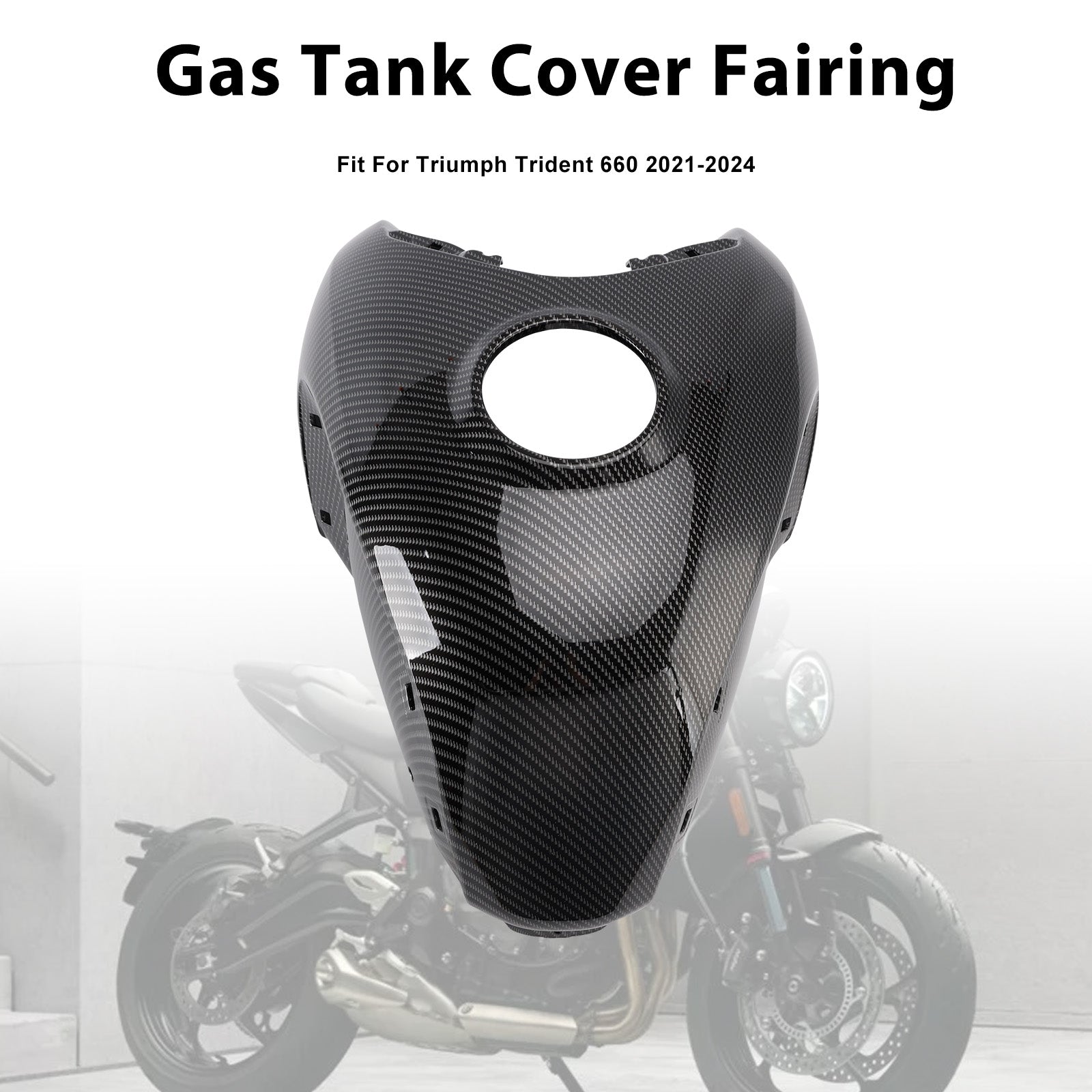 2021-2024 or Trident 660 Gas Tank Cover Fairing Protector F