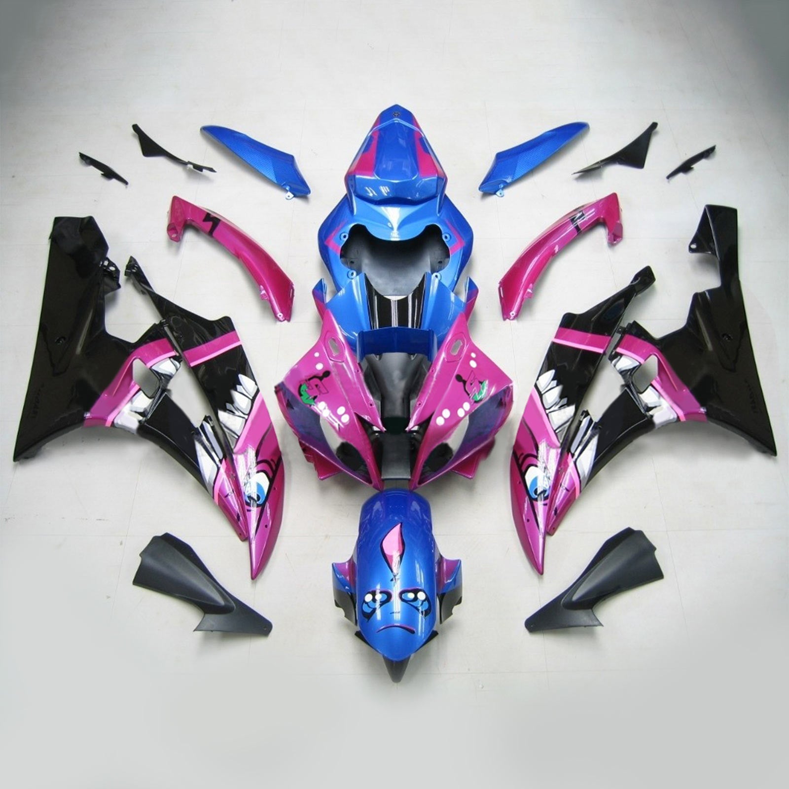 2006-2007 Yamaha YZF 600 R6 Fairing Kit Generic