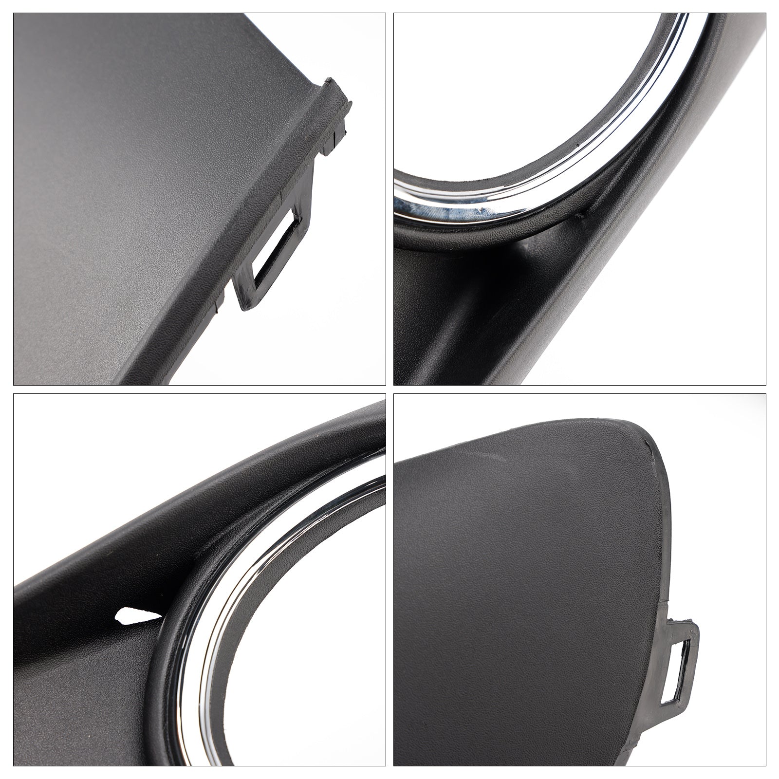 2011-2015 Volkswagen VW Caddy Touran 2PCS Bumper Fog Light Lamp Trim Covers Grill Chrome