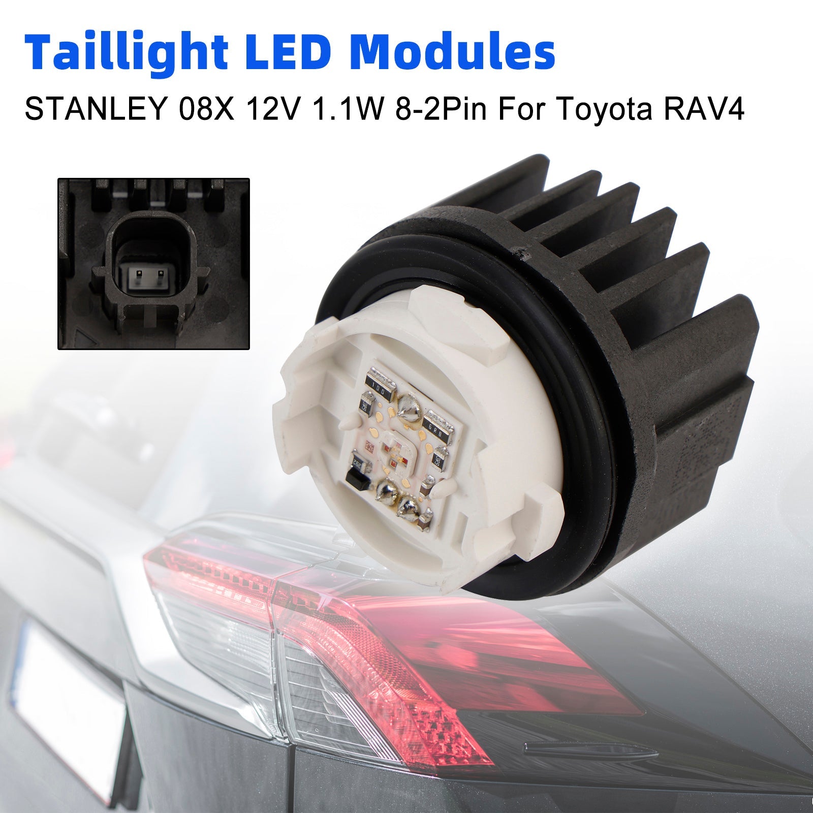 Taillight LED Modules STANLEY 08X 12V 1.1W 8-2Pin For Toyota RAV4