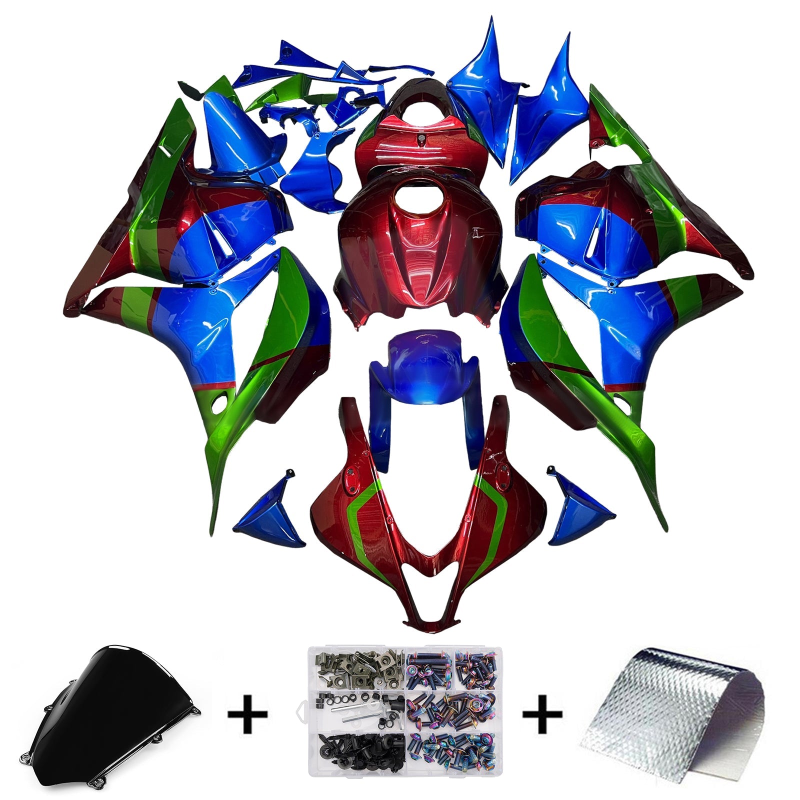 Injection Fairing Kit Bodywork Plastic ABS For Honda CBR600RR 2009-2012 F5