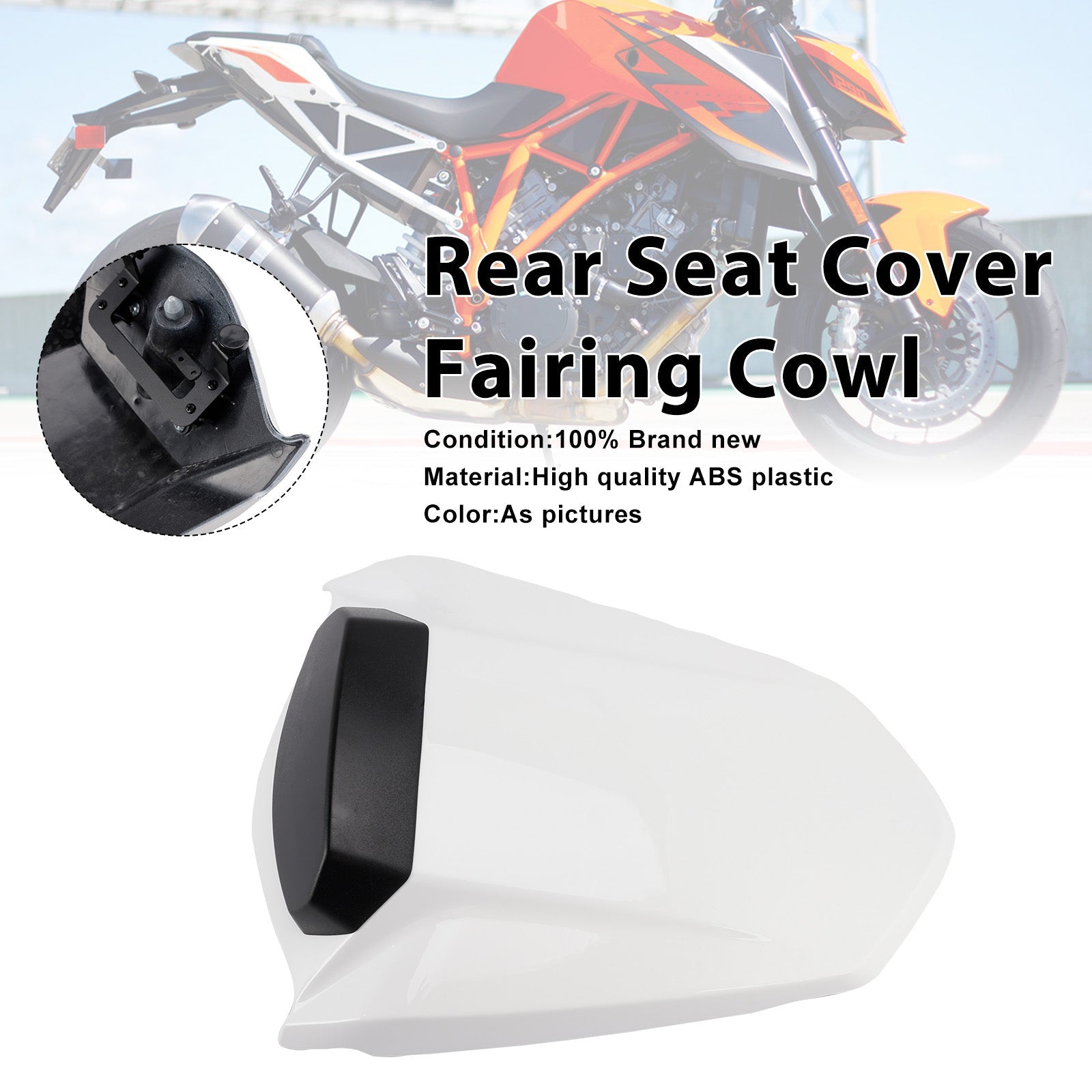 2014-2019 For 1290 Super Duke R Rear Pillion Seat Cover Fairing Cowl