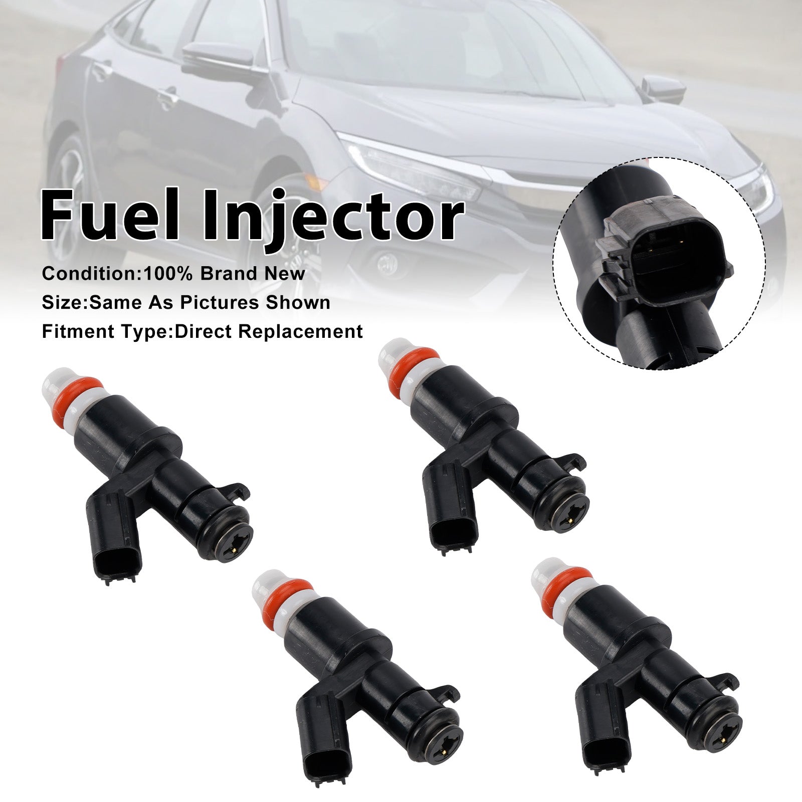 4Pcs Fuel Injector For HONDA CIVIC 2016-2021 16450-5BA-A01 164505BAA01