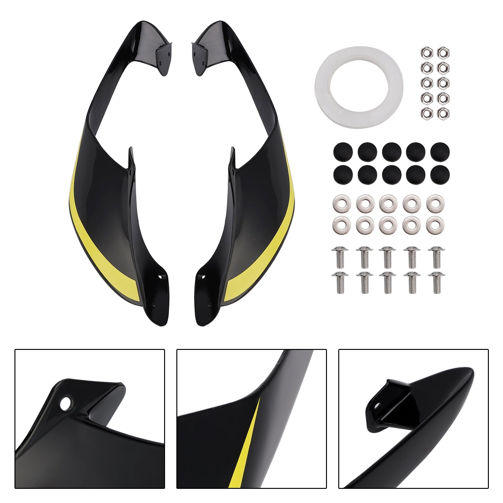 2021-2024 Yamaha YZF R1 R1M Front Side Winglets Wings Spoiler Fairing