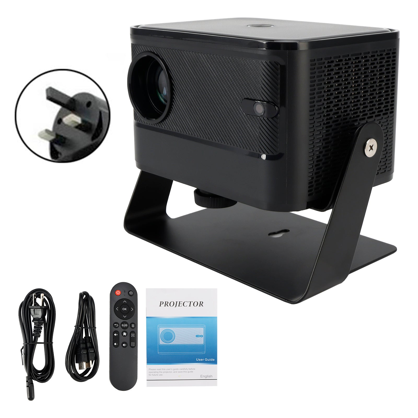 4K Projector Smart Android Projector Electric Focus Dual Frequency Projector UK
