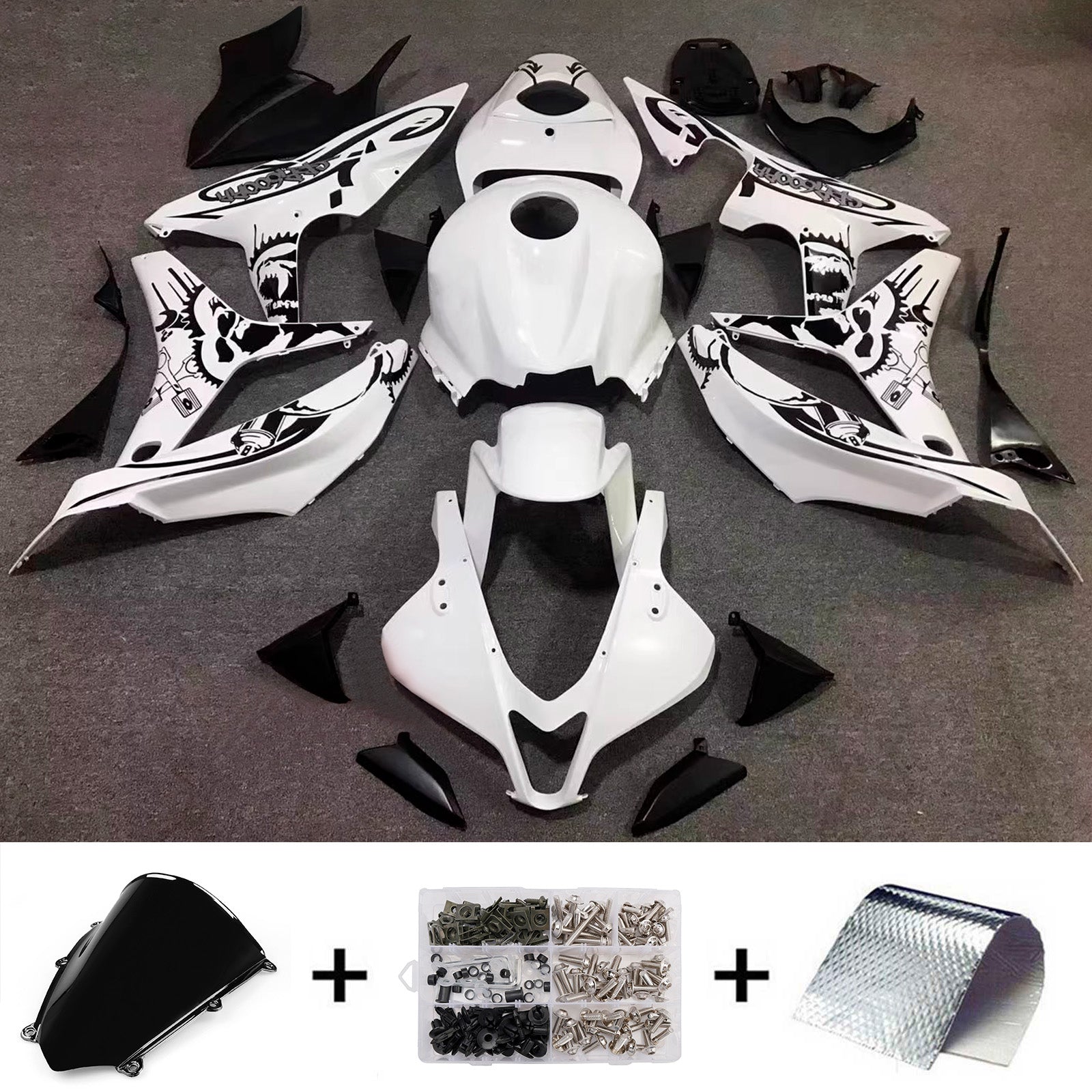 Injection Fairing Kit Bodywork Plastic ABS For Honda CBR600RR 2007-2008 F5