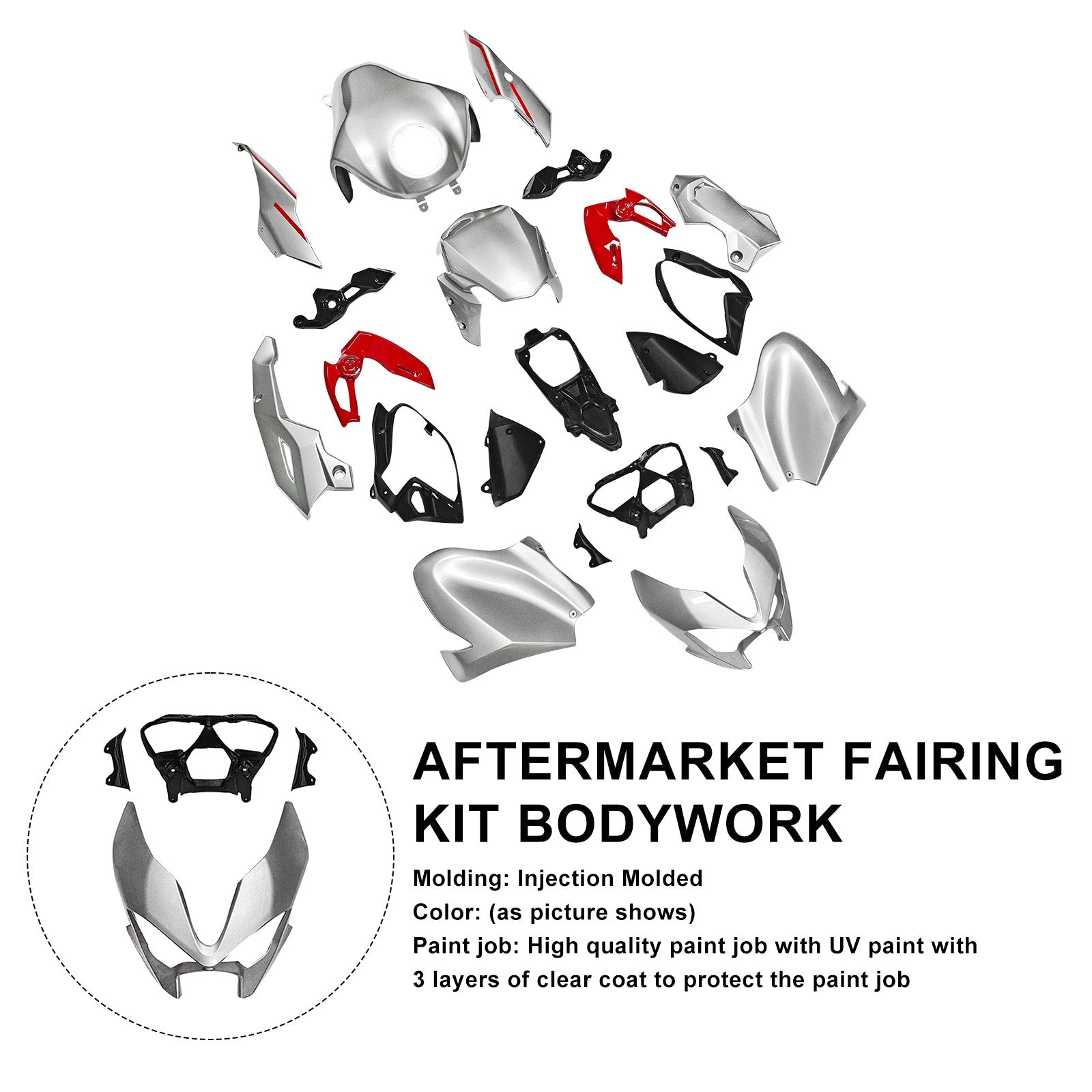 Injection Bodywork Fairing Kit for Kawasaki Z900 2025-2026