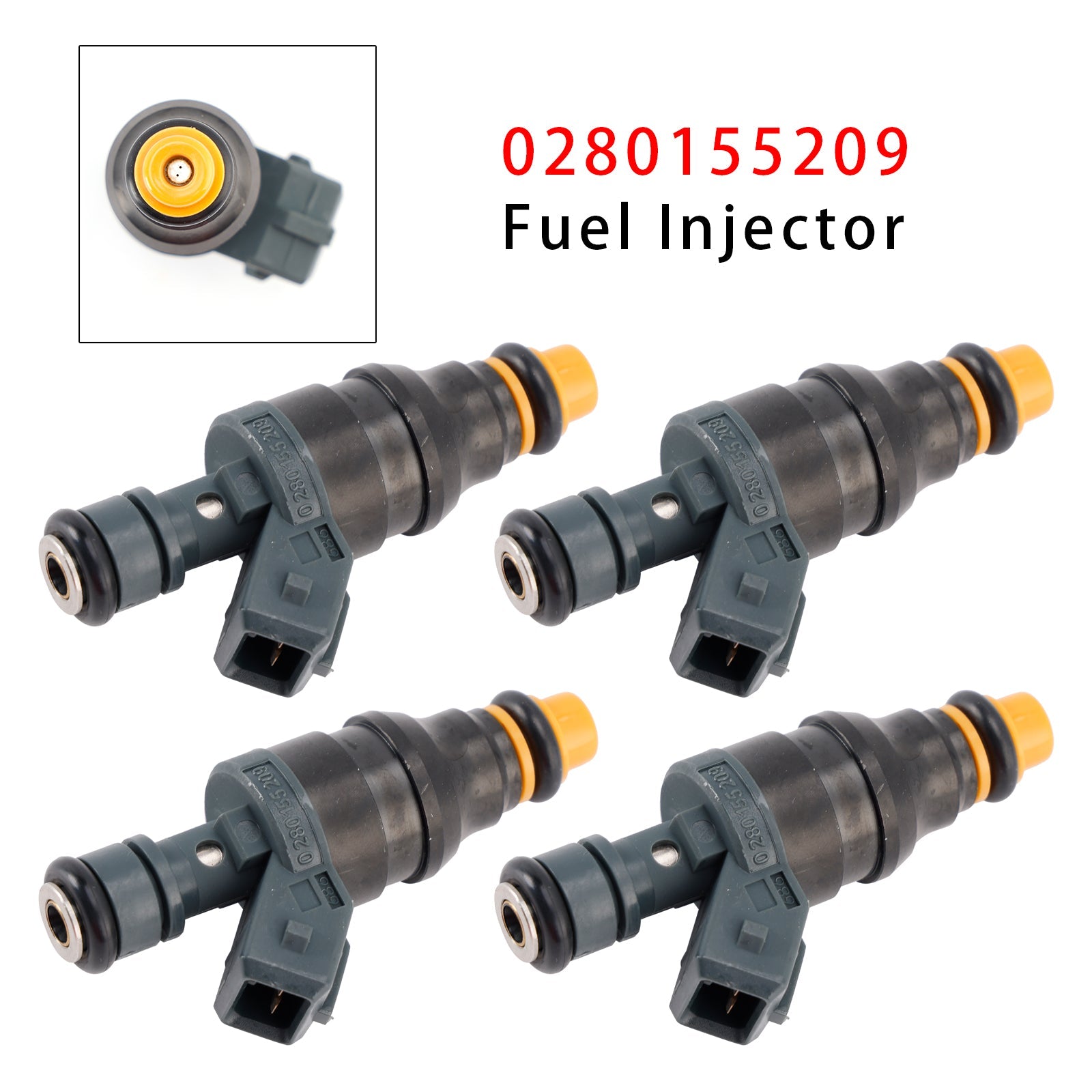 4Pcs Fuel Injector For Mercedes-Benz 300E/SE/TE/CE E320 C280 C36 0280155209