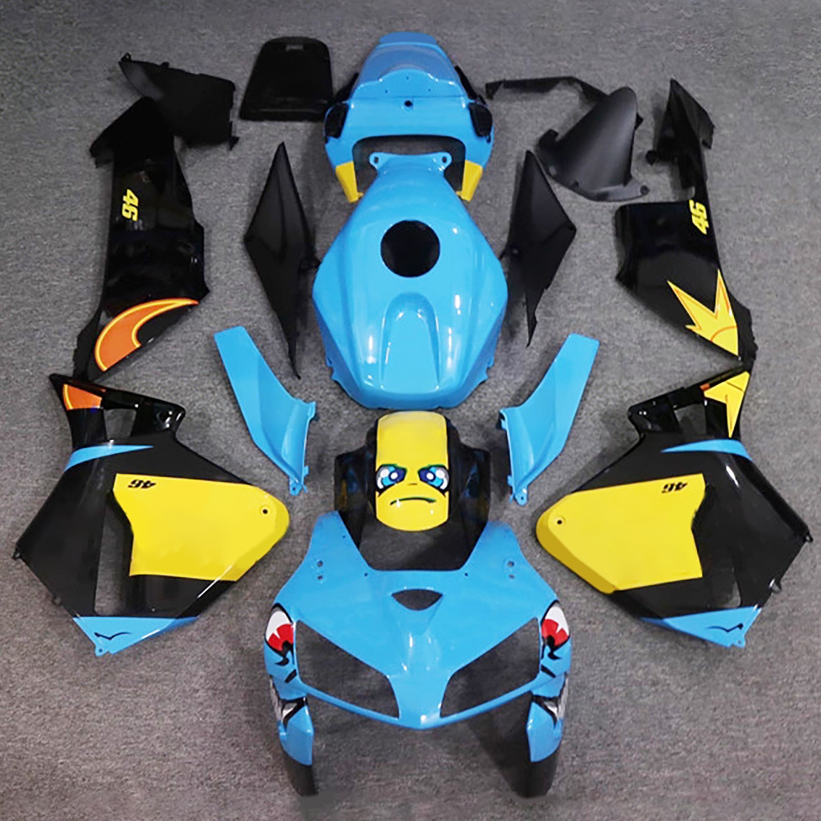 Injection Fairing Kit Bodywork Plastic ABS For Honda CBR600RR 2005-2006 F5