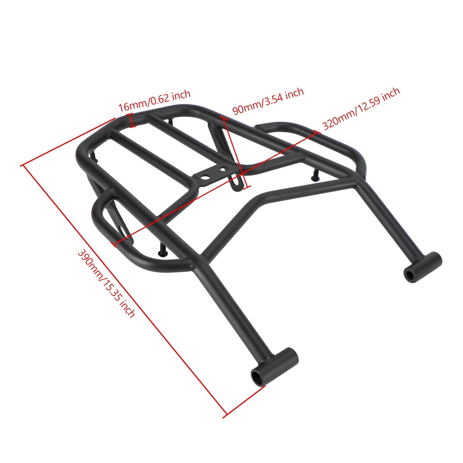 2012-2020 Honda CRF250L Rear Rack Luggage Carrier with Grab Rail