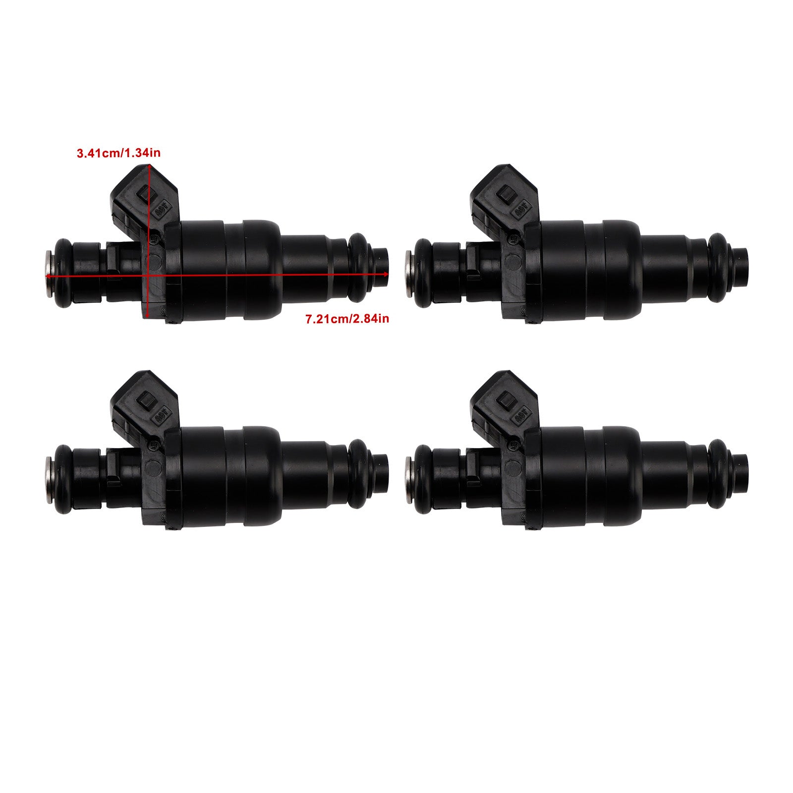 1996-2000 Mercedes-Benz SLK (R170) 230 Kompressor 4PCS Fuel Injector 852-12230