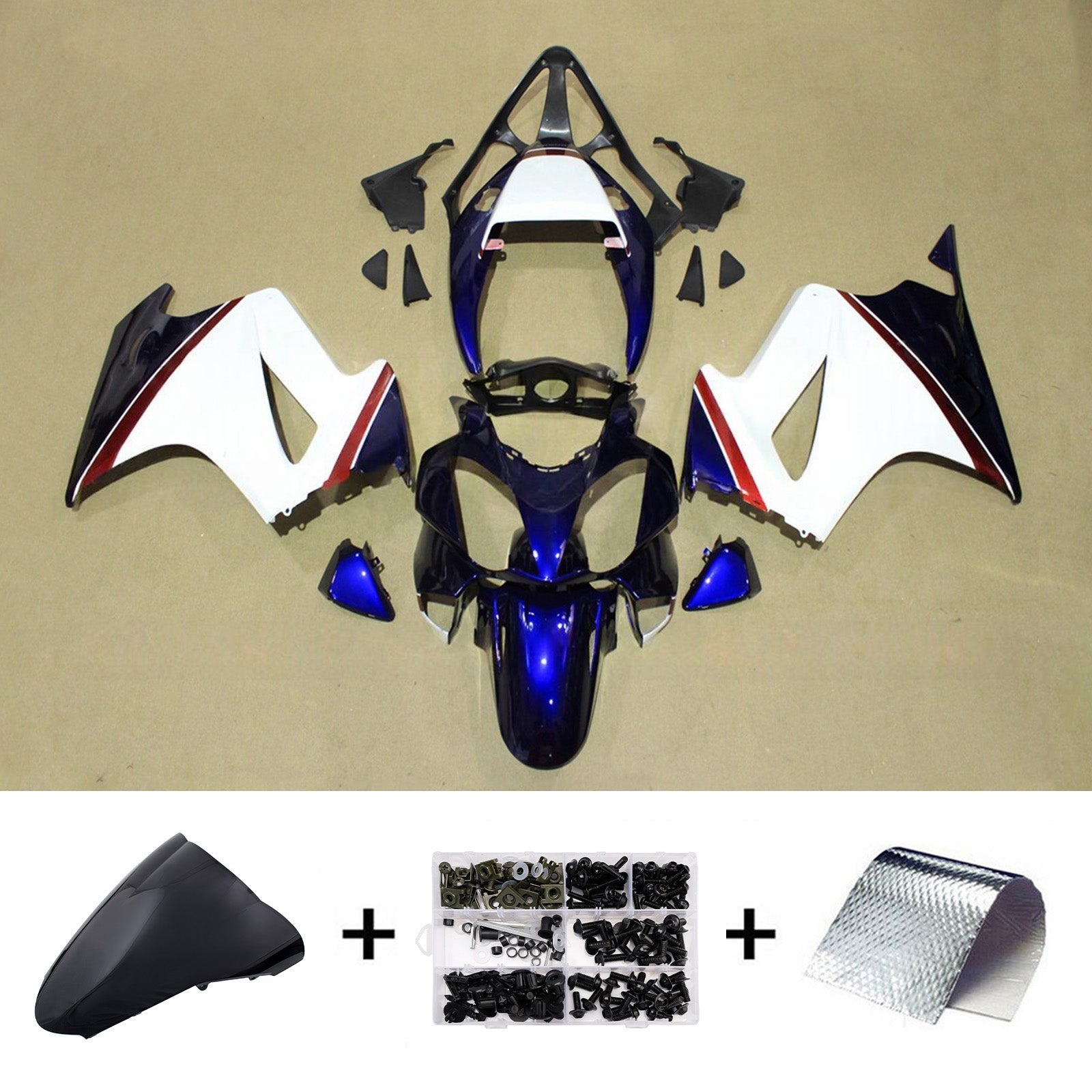 Injection ABS Plastic Bodywork Fairing Fit For Honda VFR800 2002-2012