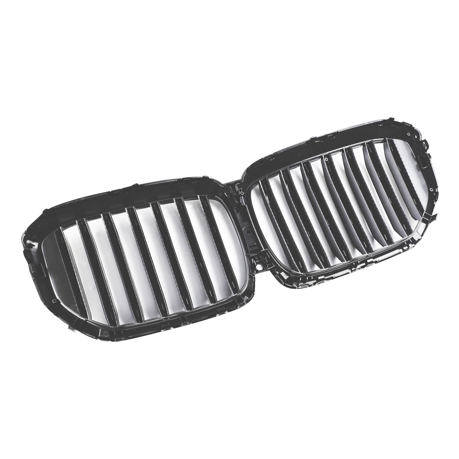 Gloss Black Front Bumper Grille For 2024 2025+ BMW G05 LCI X5 Single Line W/LED
