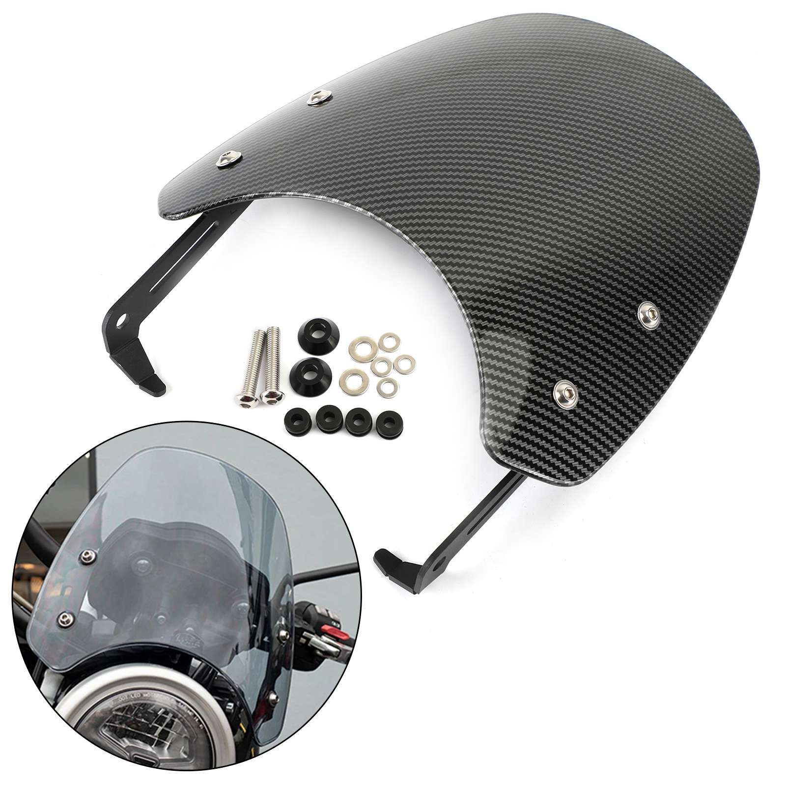 2019-2021 Triumph SCRAMBLER 1200 Motorcycle Windshield Generic