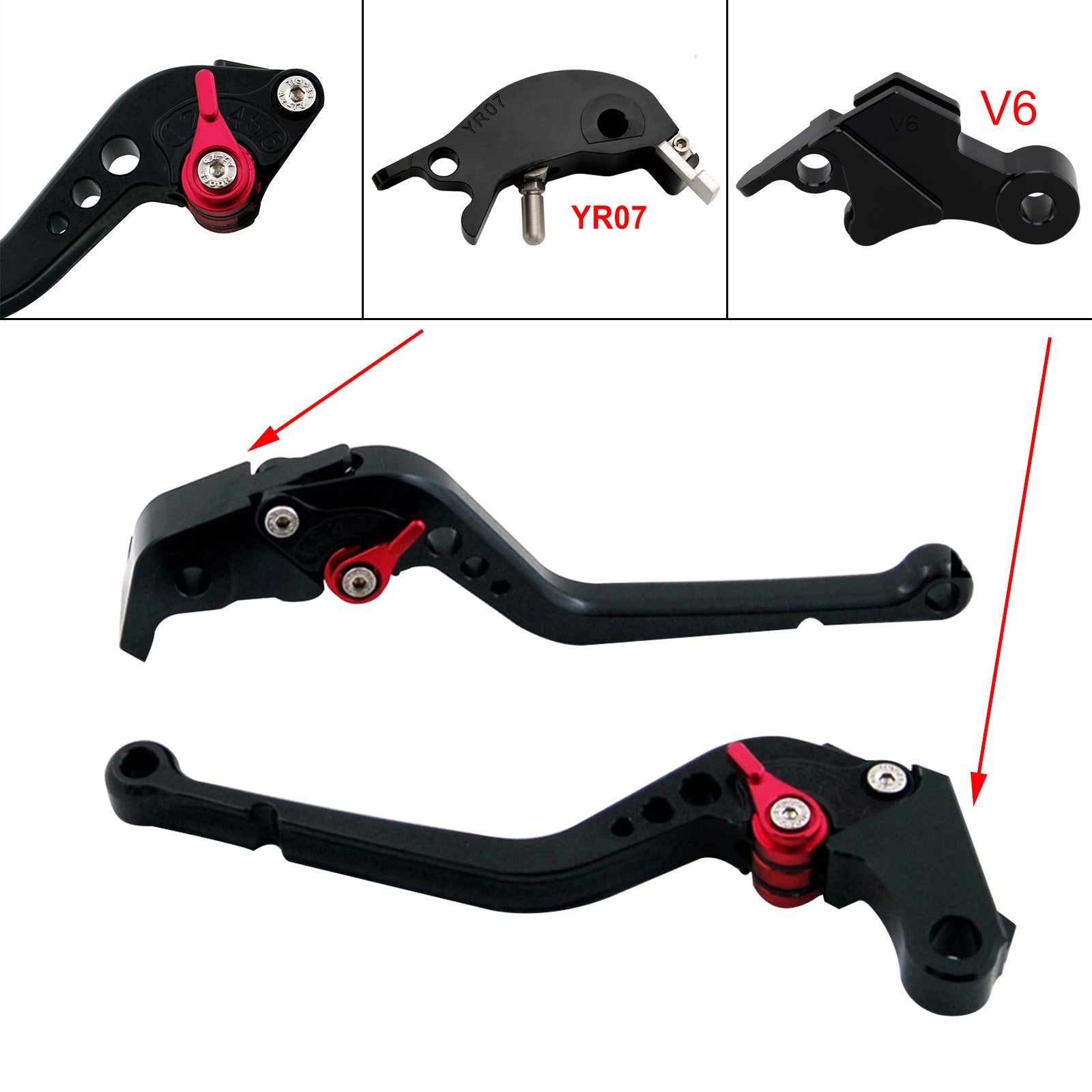 Long Clutch Brake Lever fit for YAMAHA XSR900 XSR900GP MT-09 MT-09SP 2024-2025