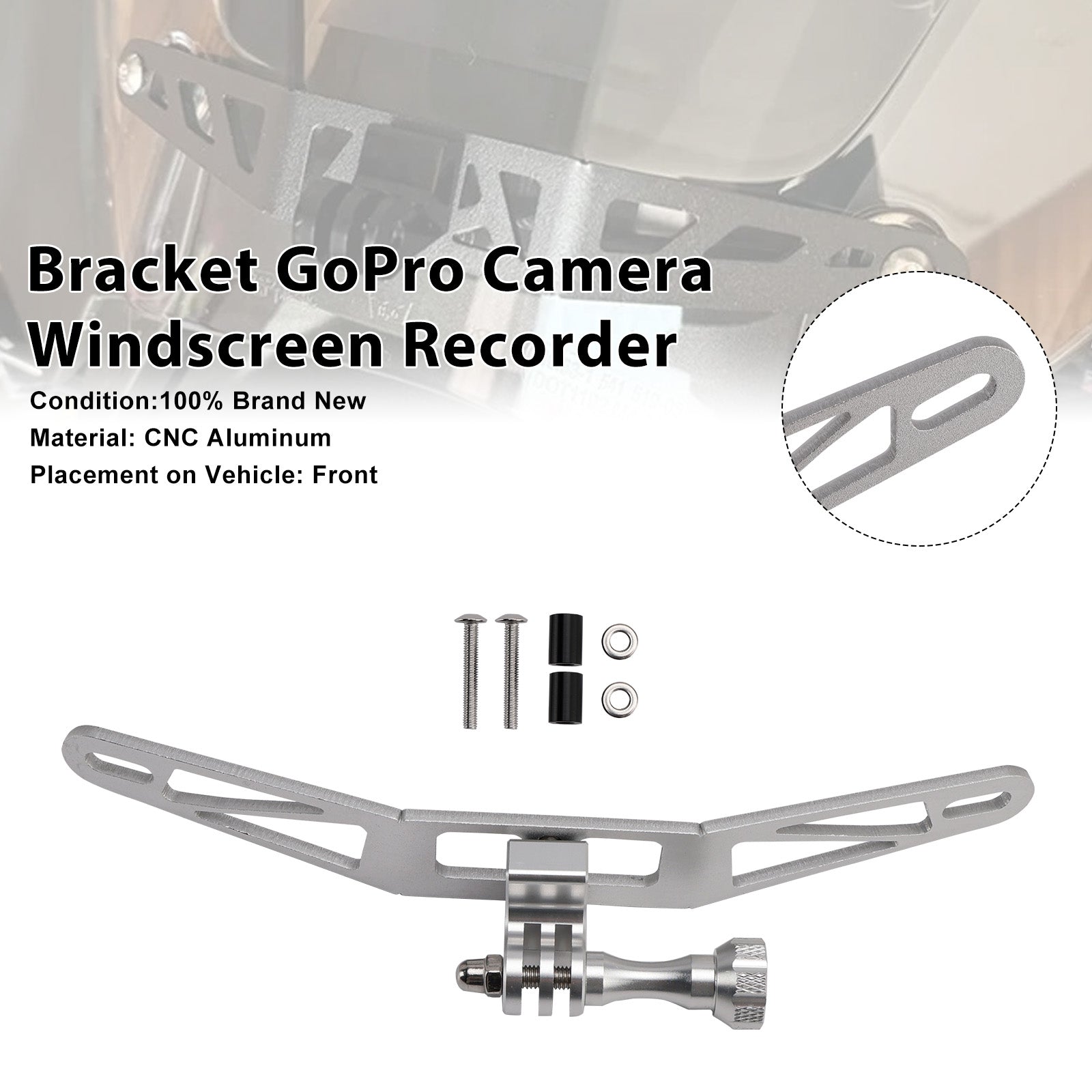 Bracket GoPro Camera Windscreen For BMW R1300GS S1000XR F900XR F850GS