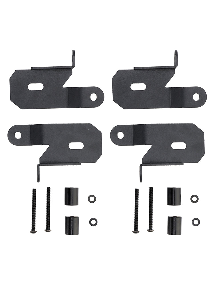 2 Pack 7318 A-Pillar Black Light Mount Brackets For Jeep Wrangler Jl 2018-2019