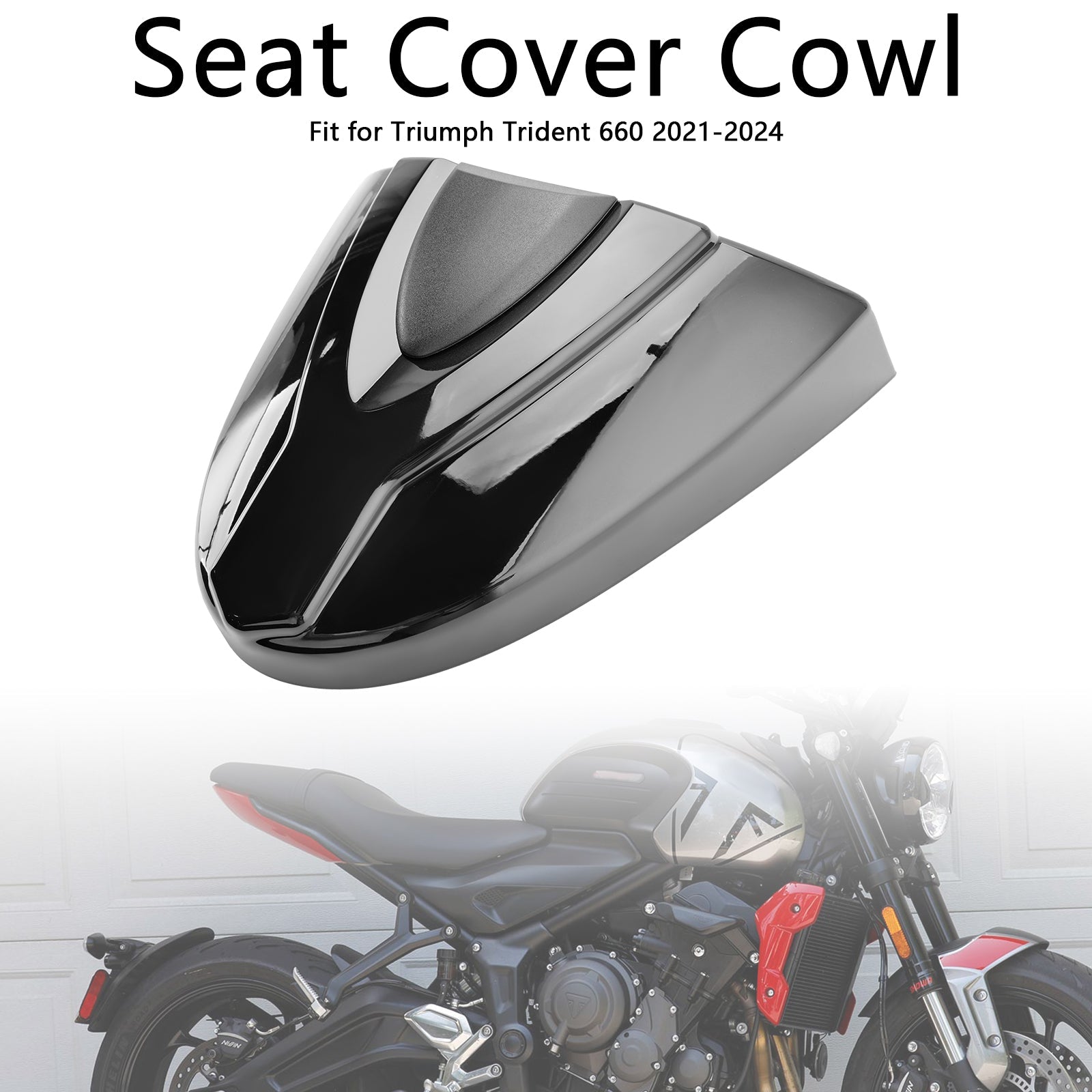 2021-2024 Trident 660 Tail Rear Seat Cover Fairing Cowl