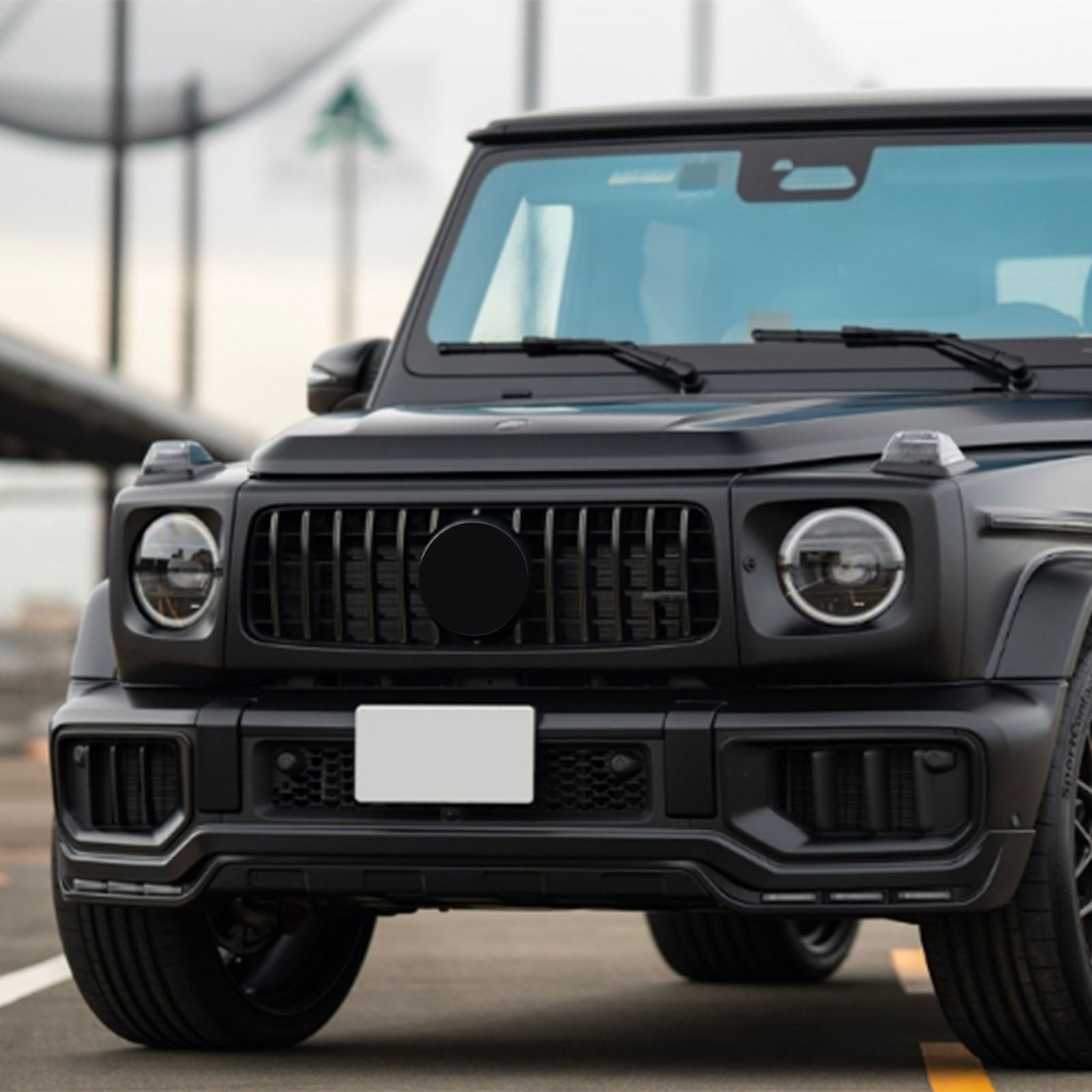 Front Bumper Diffuser Lip Fit Mercedes Benz G-Class W465 G63 2025+ PP