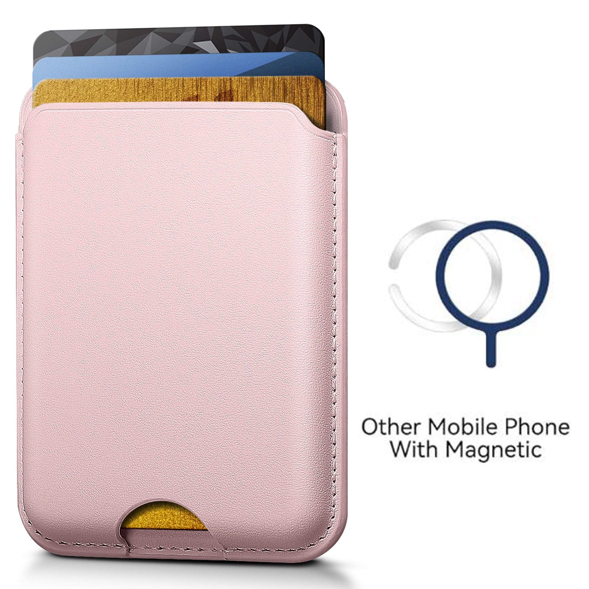 Magnetic Card Holder MagSafe Wallet RFID Protection for iPhone 17/16/15/14/13/12