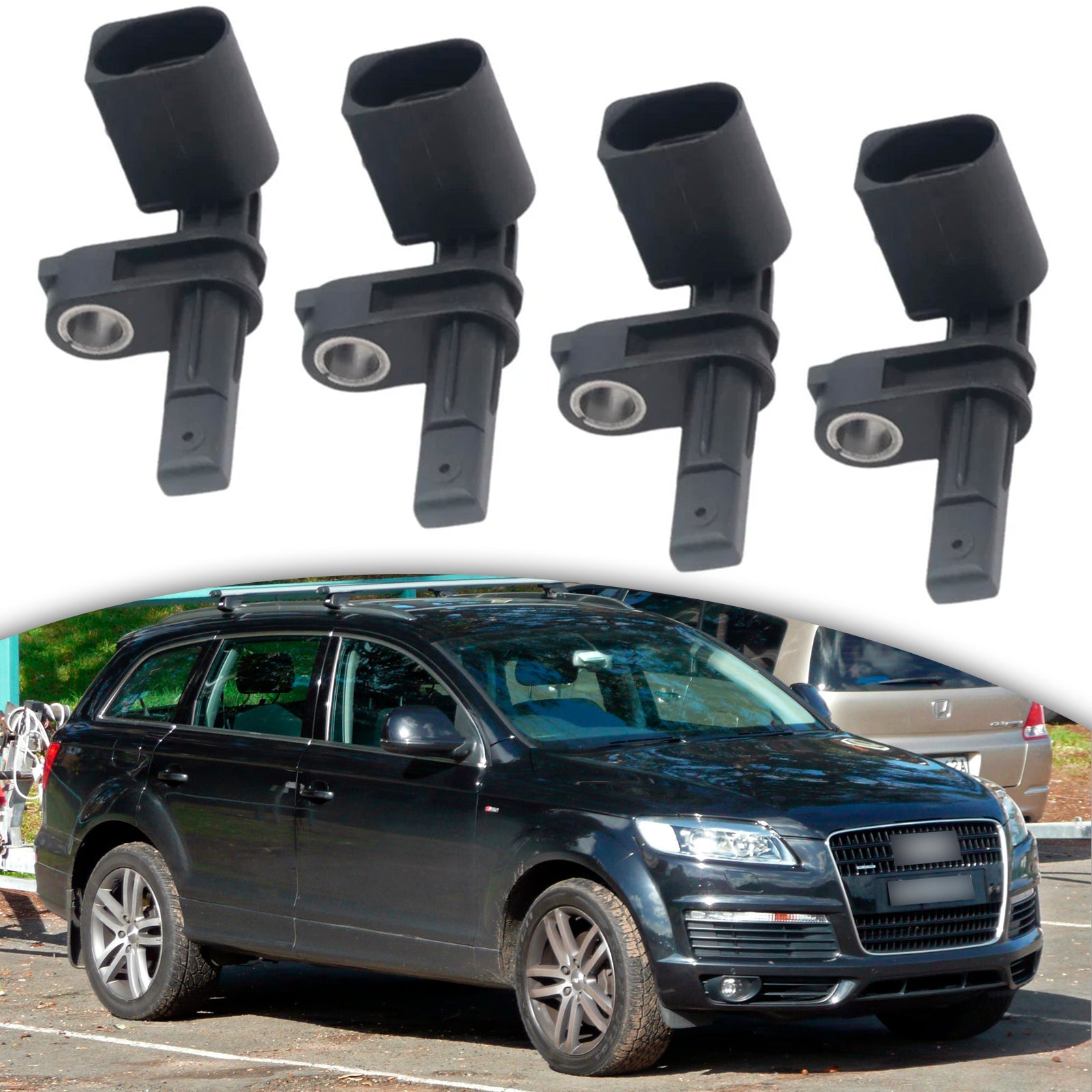 4×ABS Wheel Speed Sensor Front Rear Left Right For Porsche Cayenne 2011-2017