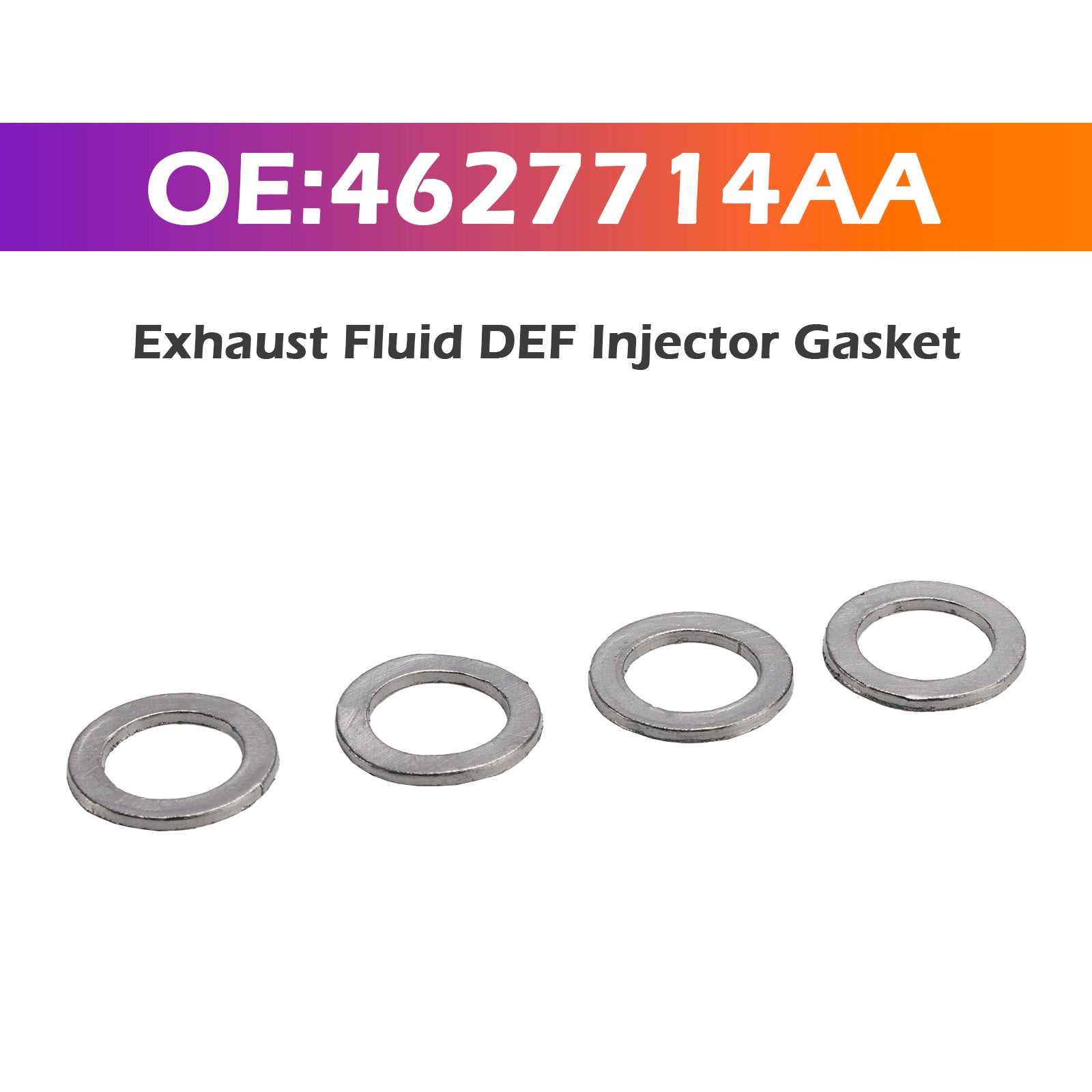 2013-2018 Dodge Ram 6.7L Diesel 4× Exhaust Fluid DEF Injector Gasket 4627714AA