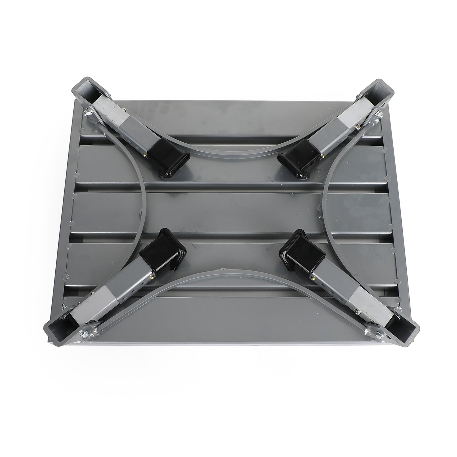 Portable Folding Aluminum Platform RV Step Stool Trailer Camper Working Ladder