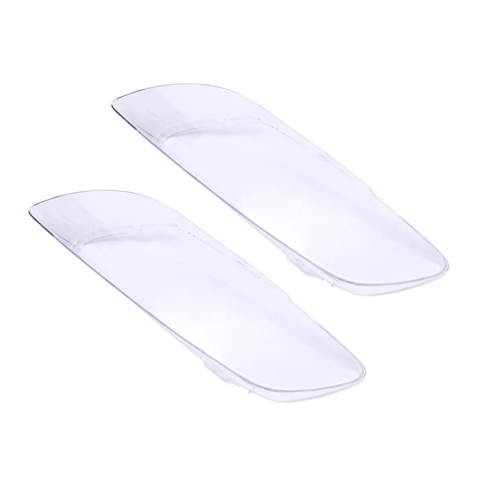 2PCS Front Headlight Glass Clear Cover For Audi Q7 2006-2015