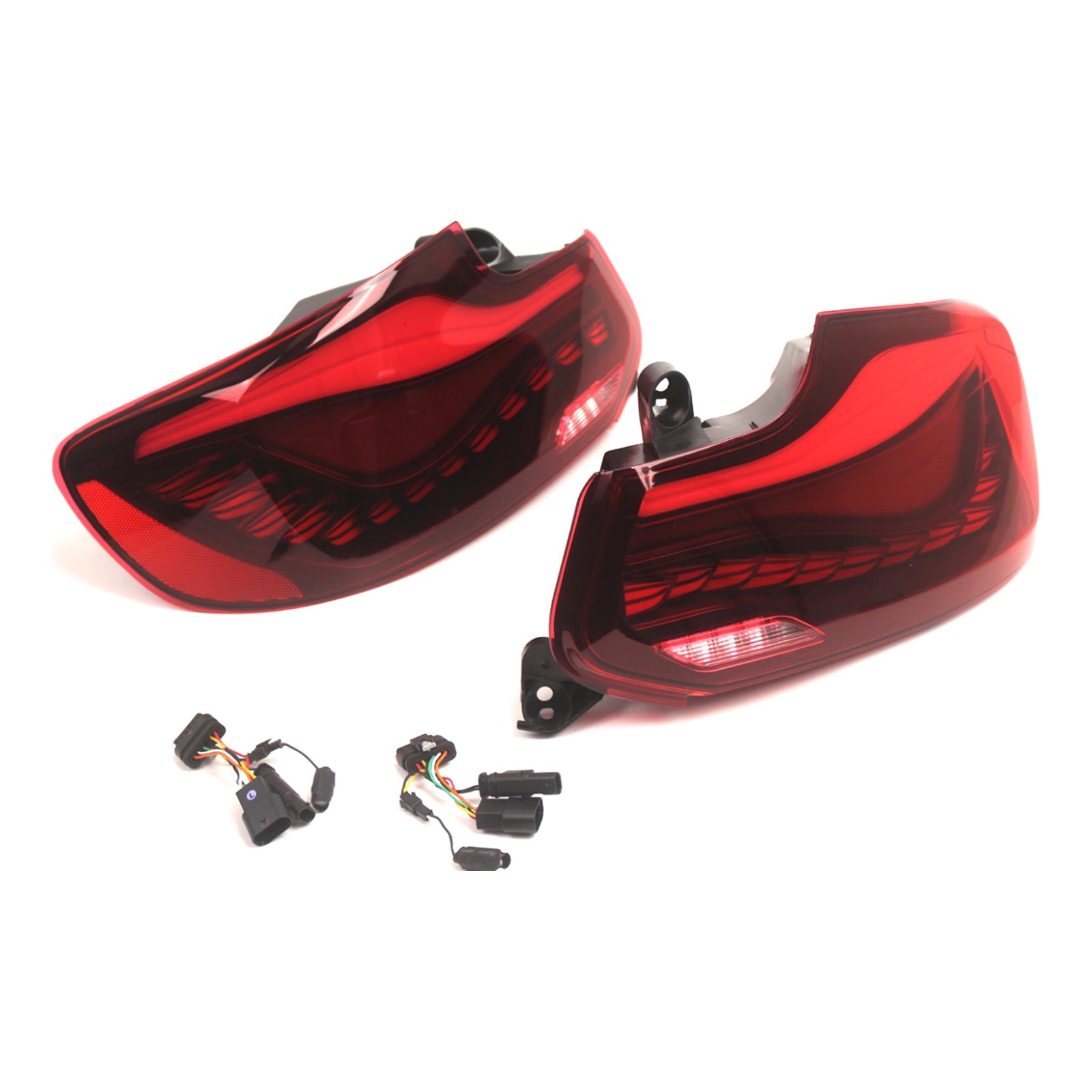 2014-2019 BMW 2 Series F22 F23 F87 228i, 230i L&R Red LED Tail Lights Rear Lamp Assembly 63219491591