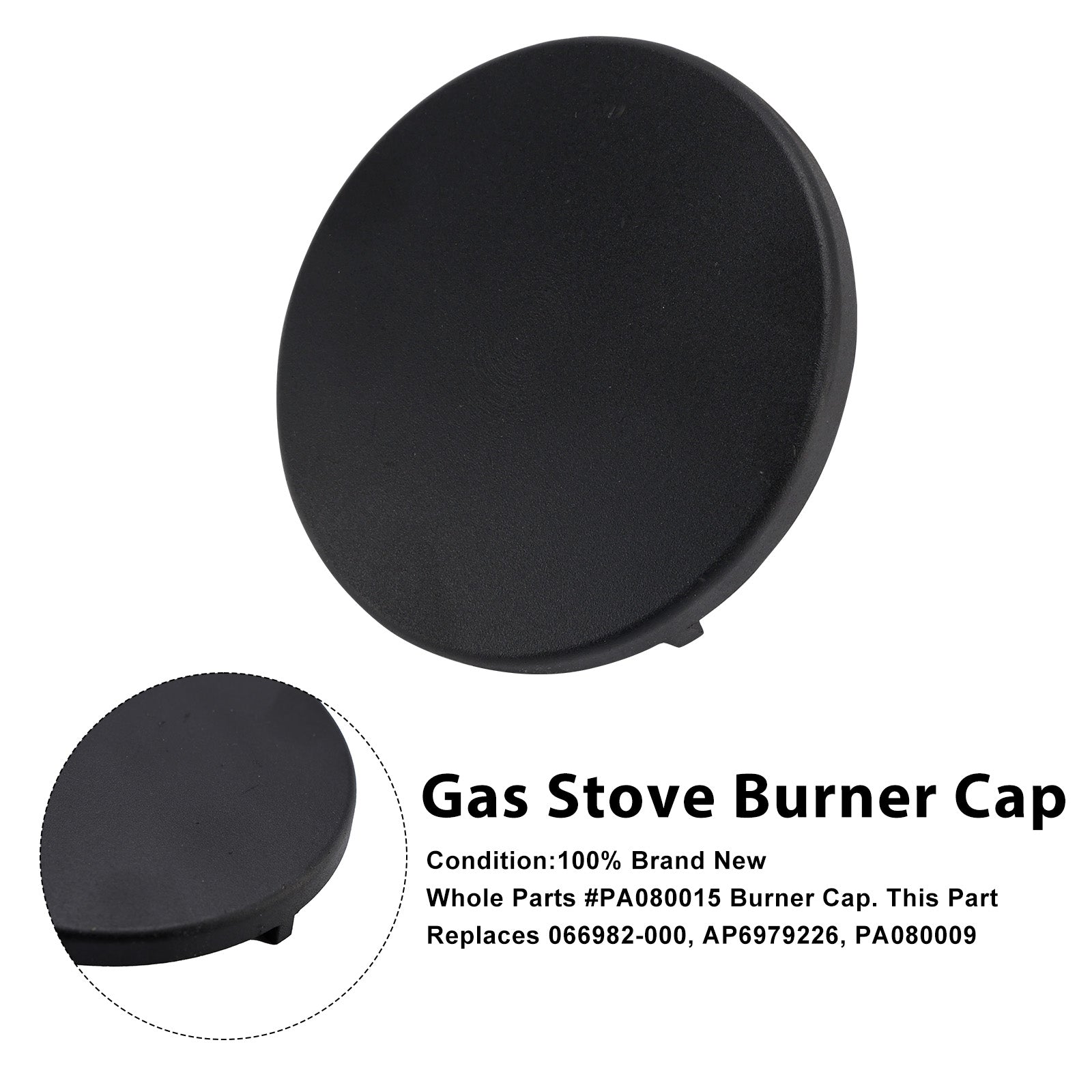 Burner Cap Part # PA080015 Fit for Some Viking Gas Ranges Appliance - Replaces 066982-000 Models