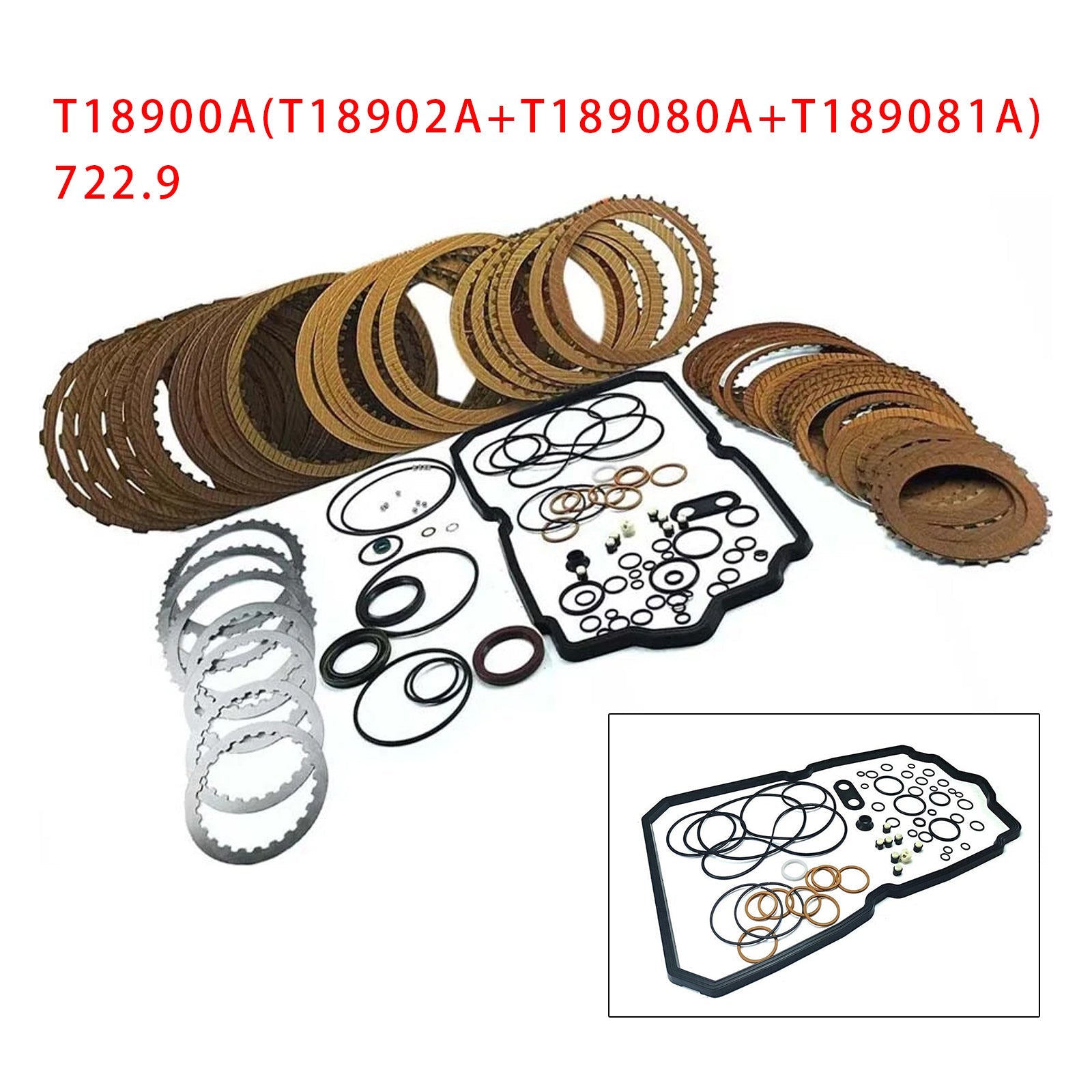 2007-2010 Mercedes-Benz GL450 V8 4.5L 7 Spd RWD/4x4 722.9 Transmission Rebuild Kit Overhaul Seal Clutch Plates