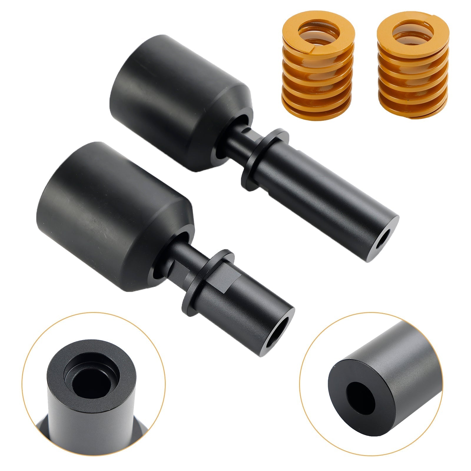 2023-2024 KAWASAKI ZX-4RR Aluminum Frame Crash Slider Protection Black