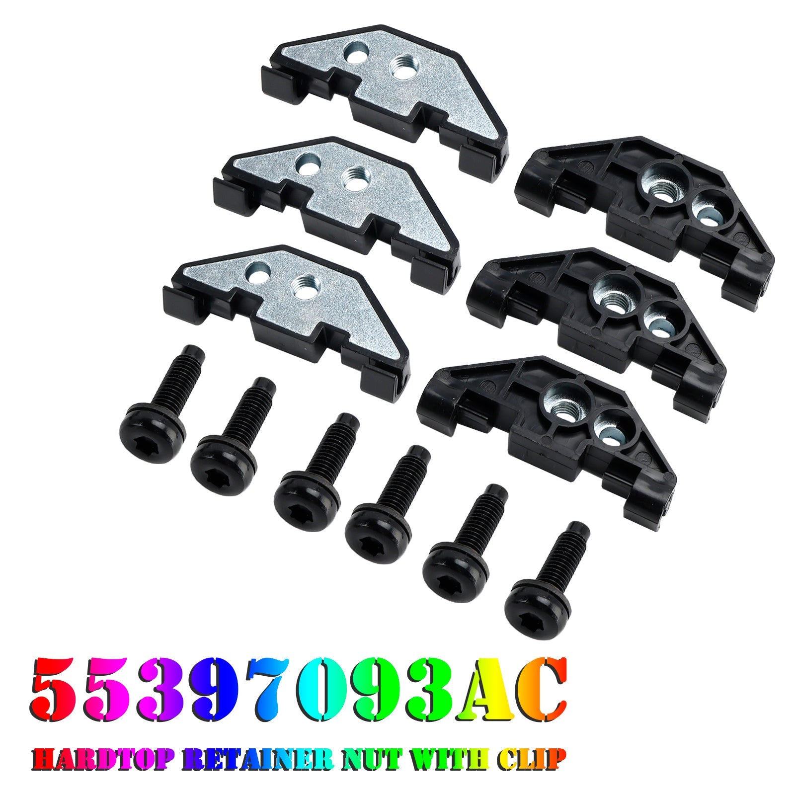 2007-2018 eep Wrangler JK JKU Hardtop Retainer Nut with Clip J55397093AC