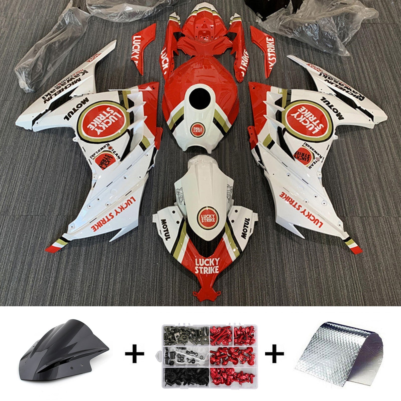 2013-2024 Kawasaki EX300/Ninja300 Injection Fairing Kit Bodywork Plastic ABS