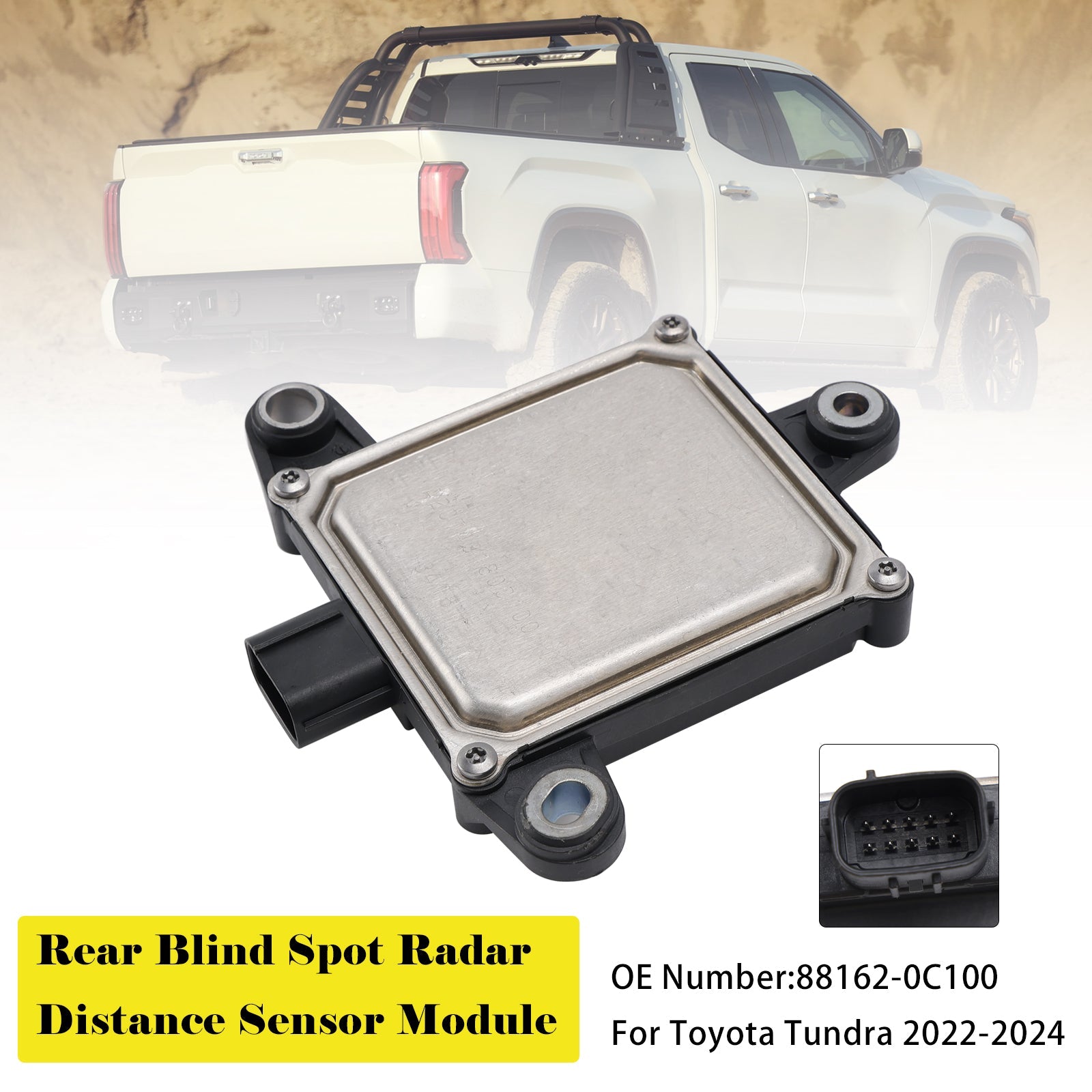2022-2024 Toyota Tundra Rear Blind Spot Radar Distance Sensor Module 88162-0C100