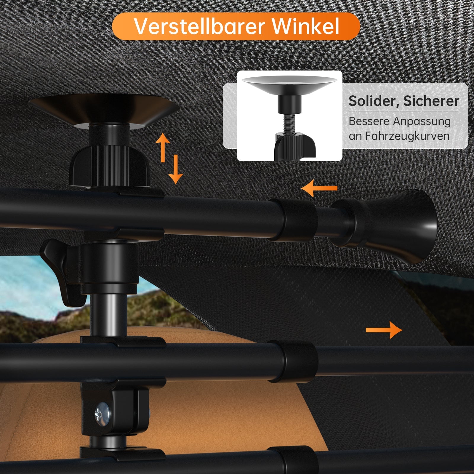 Universal Trunk Dog Barrier / Pet Divider Fence for Cars, SUVs & Station Wagons