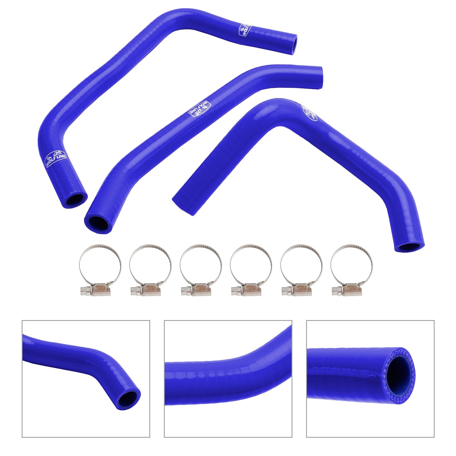 2023-2024 Kawasaki ZX4R ZX-4RR Silicone Radiator coolant Hose kit