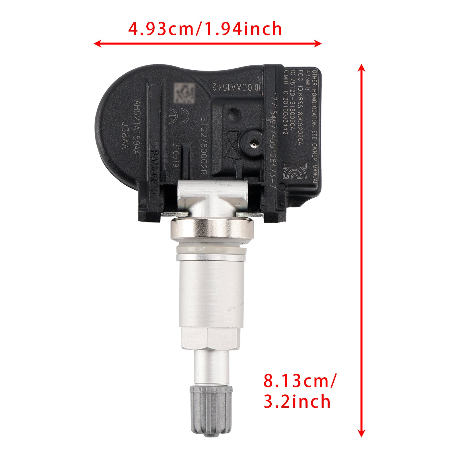 4X TPMS Tire Pressure Sensor For Land Rover Jaguar AH521A159AA