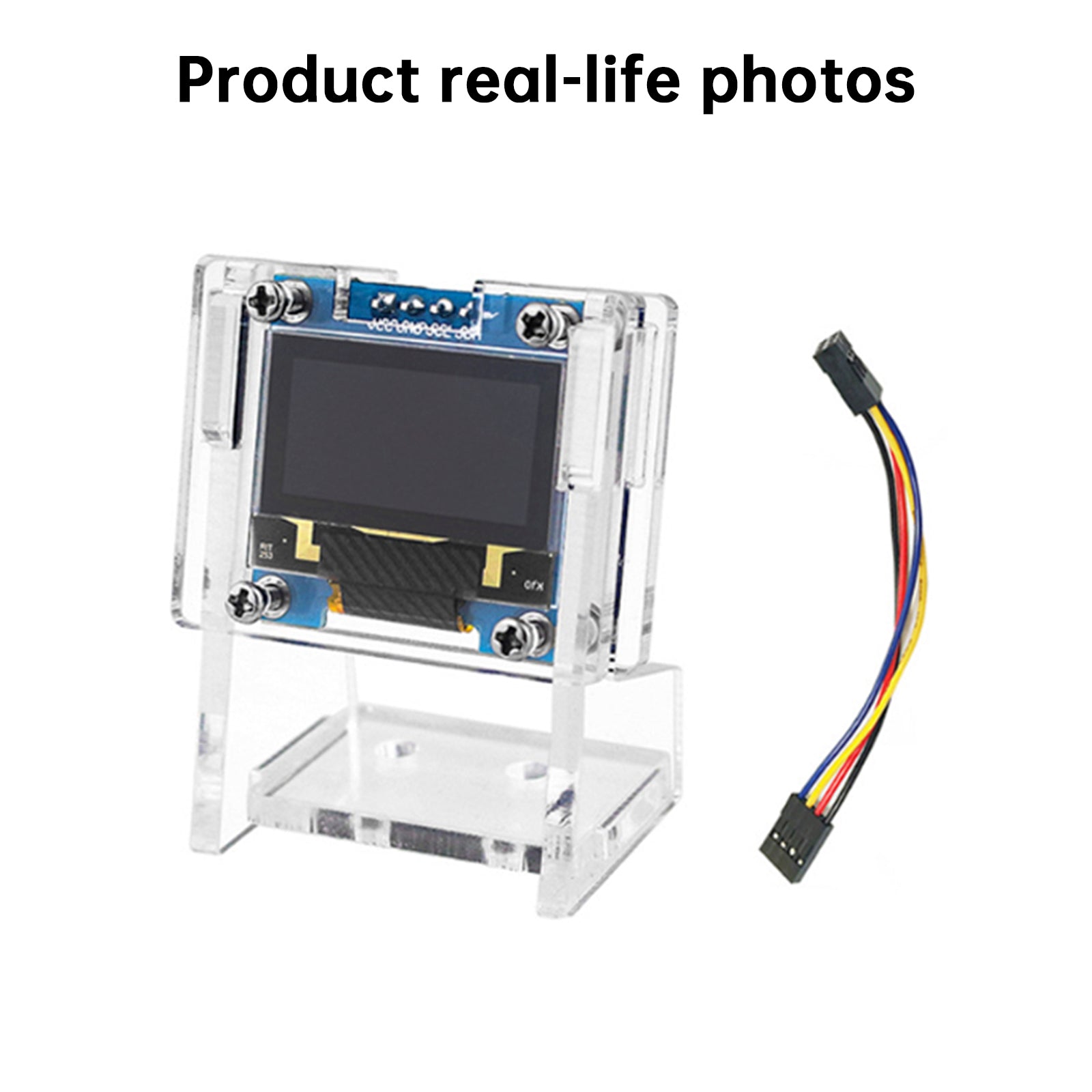 Raspberry Pi 4B 0.96-inch OLED Display Module IP Hard Disk Information Display