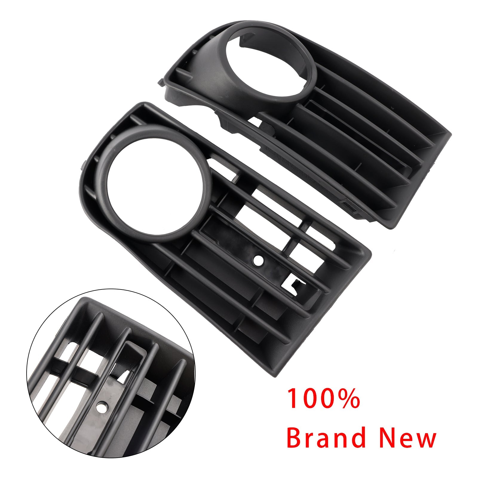 2005-2009 VW Golf V MK5 1 Pair Front Bumper Fog Light Grill Cover Bezel