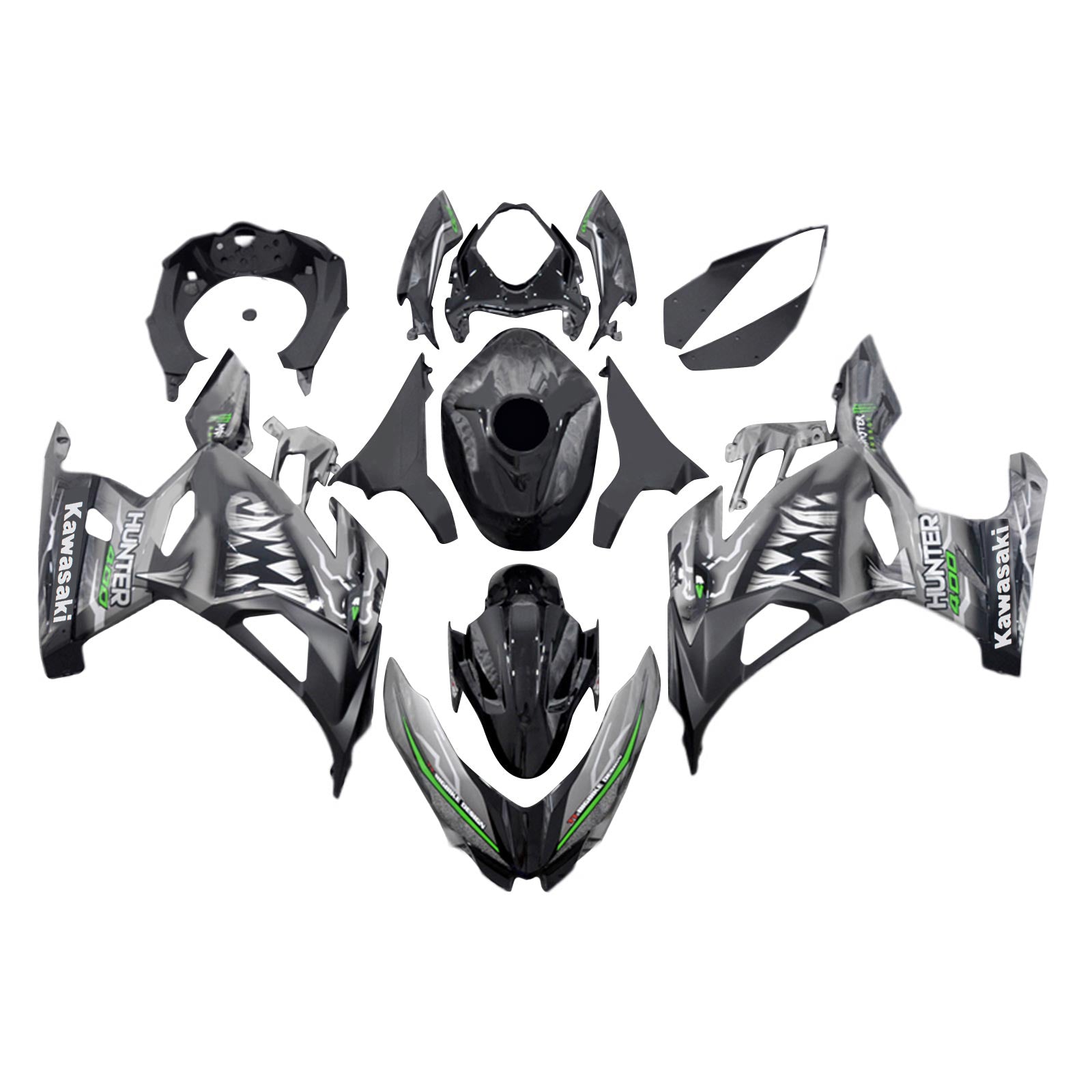 2018-2024 Kawasaki EX400/Ninja400 Fairing Kit