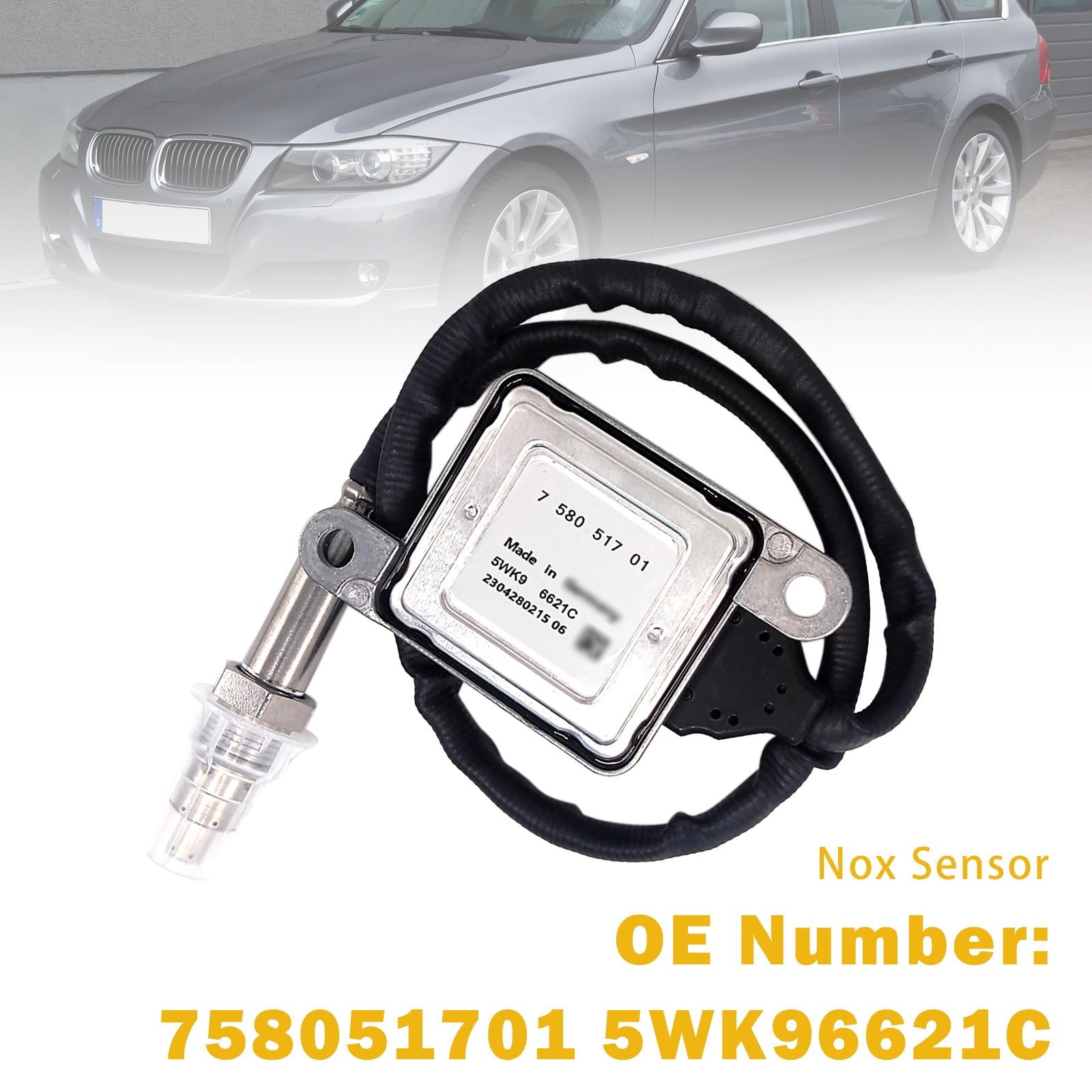 Nox Sensor 758051701 5WK96621C For BMW E81 E87 Lci E90 E91 E92 E93