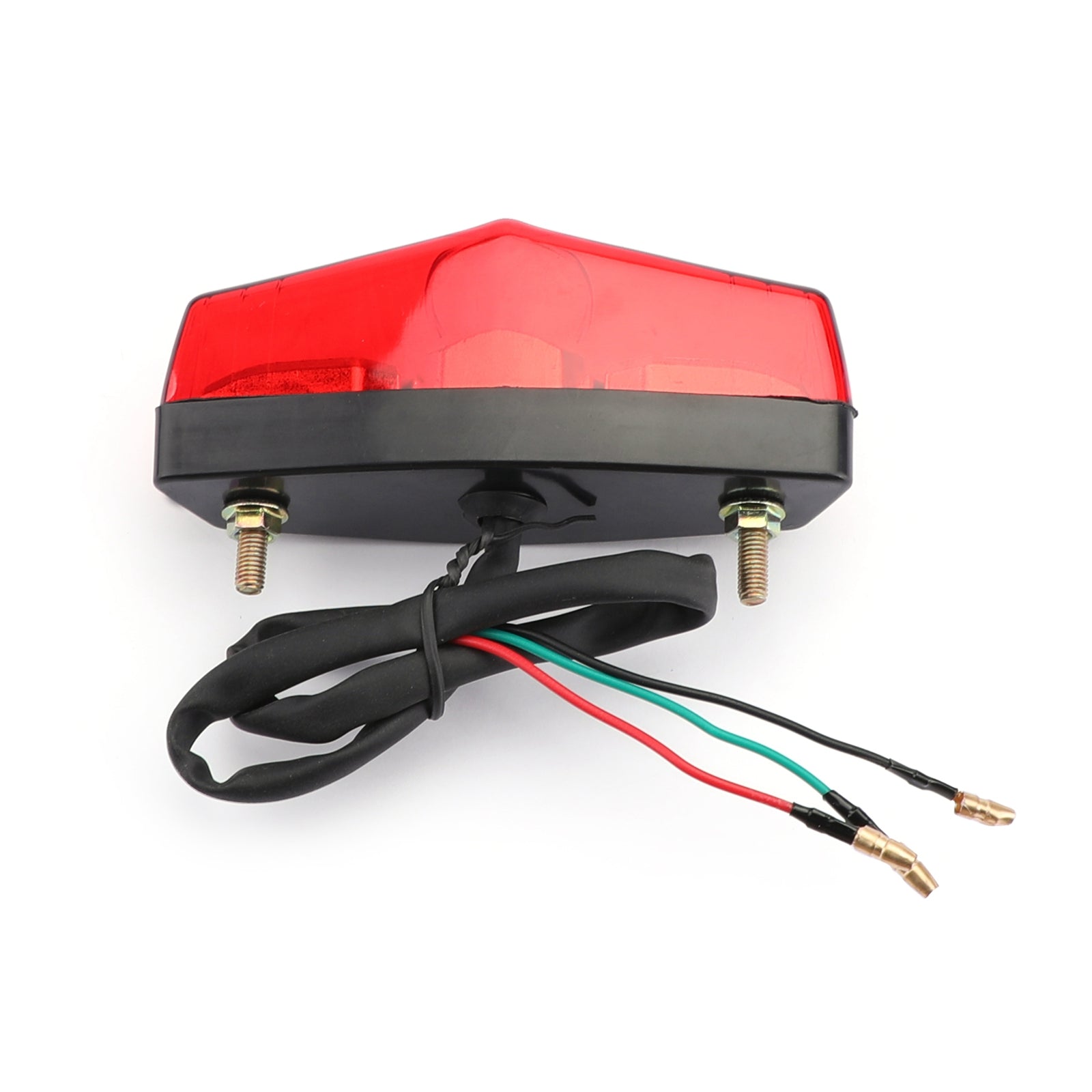ABS Motorcycle LED Red 12V Brake Stop Running Rear Tail Light Lamp Universal