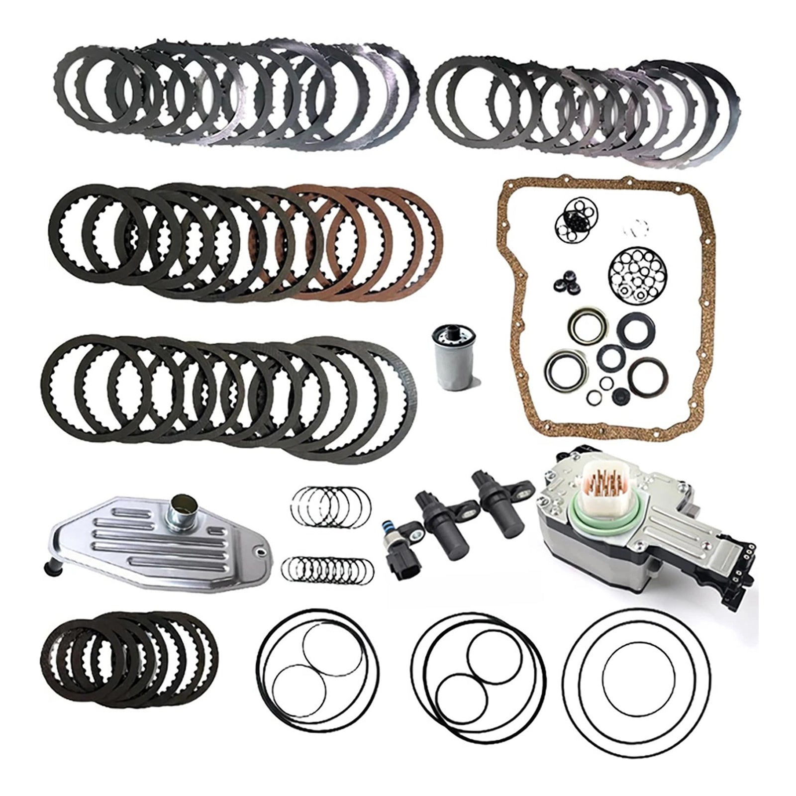 2006-2010 Dodge Dakota 4.7L Transmission Master Rebuild Kit & 4WD Filter Friction Steel 45RFE 545RFE 65RFE