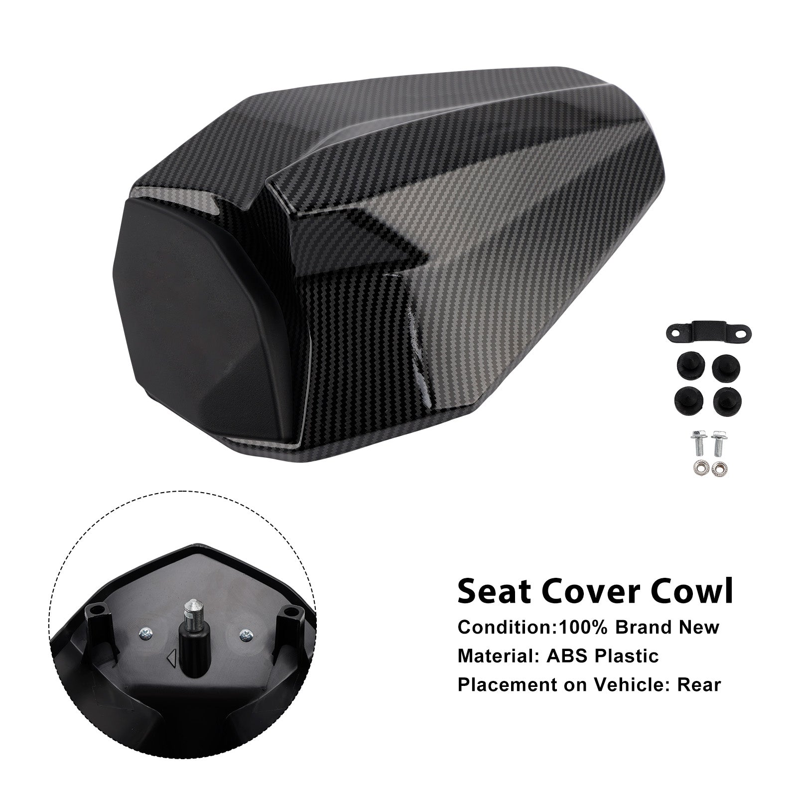 Racing Tail Rear Seat Fairing Cowl for Kawasaki ZX25R ZX4R ZX4RR 2020-2025