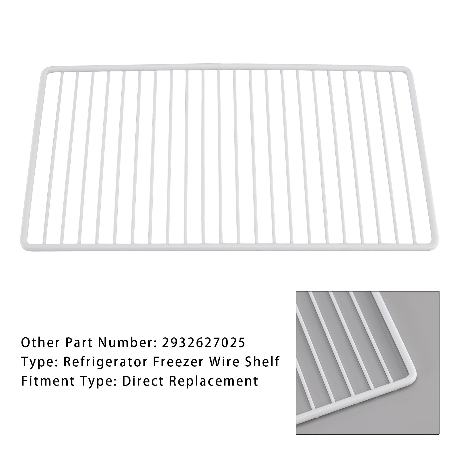 2932627025 RV Refrigerator Freezer Wire Shelf