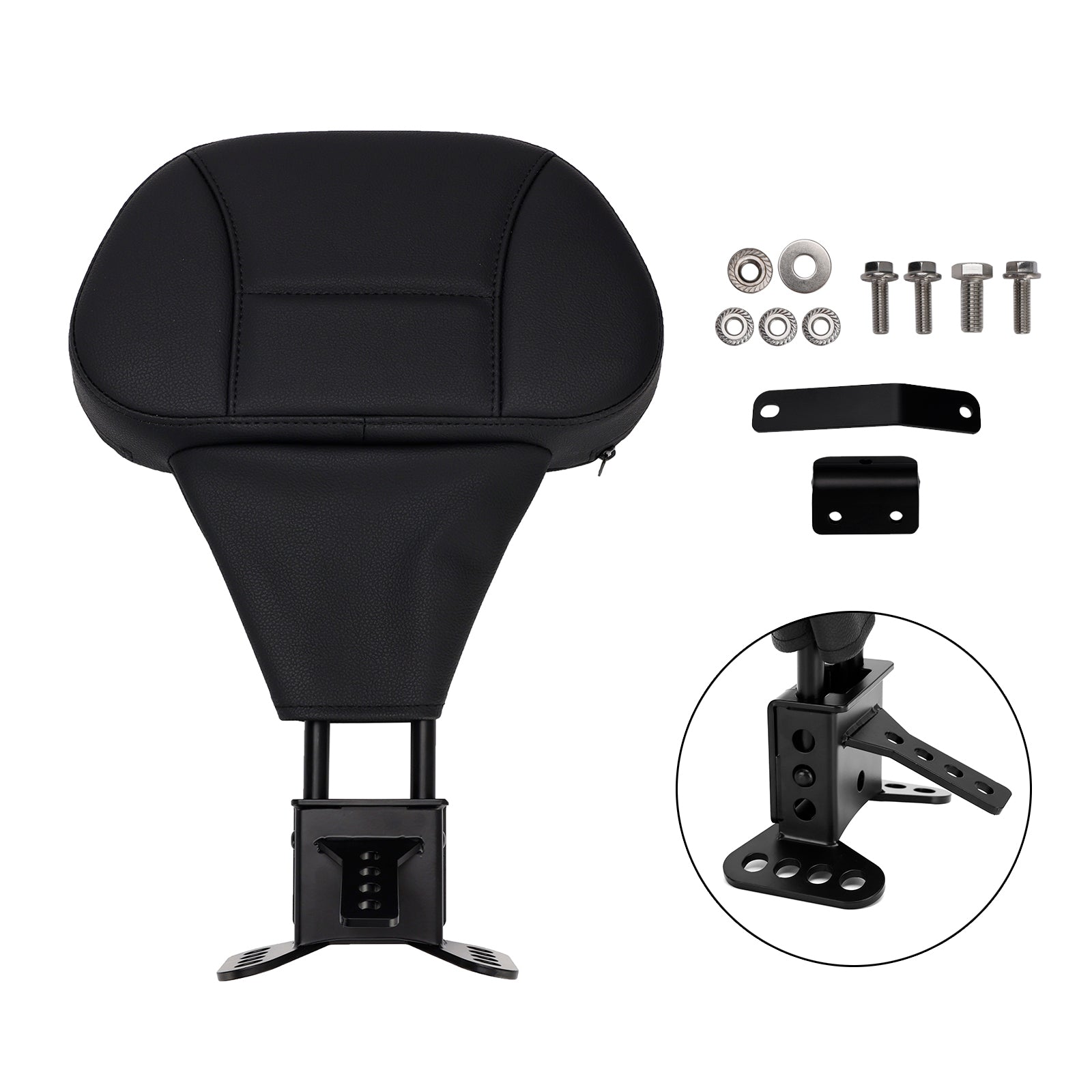 Driver Backrest pad fit for Street Electra Road Glide Road King Tri Glide 09-25