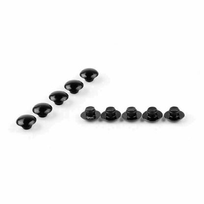 UniversalM6 6MM Motorcycle Hex Socket Bolt Screw Nut Head Cover Cap  Black Generic